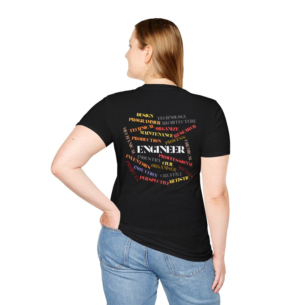 Cool Engineer Unisex T-Shirt for Tech Lovers, Gift for Engineers, Graphic Tee, Programmer Shirt, STEM Apparel, Unique Engineer Gift image 2