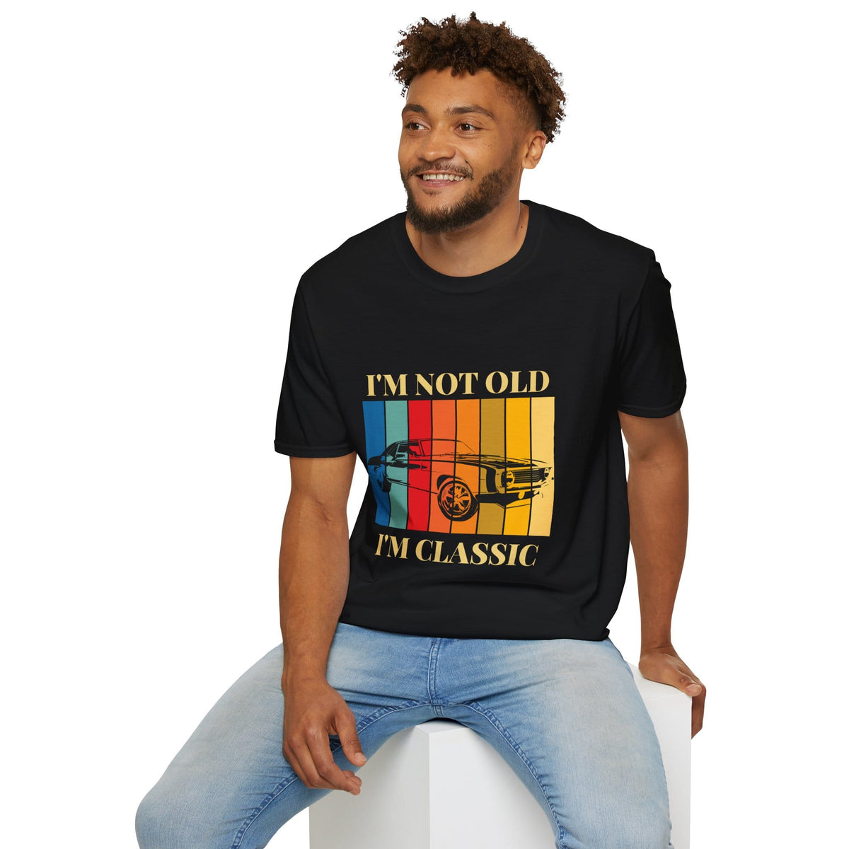 Classic Vintage Car Lover Unisex T-Shirt, Old School Tee, Retro Car Enthusiast Gift, Classic Vehicle Apparel image 0
