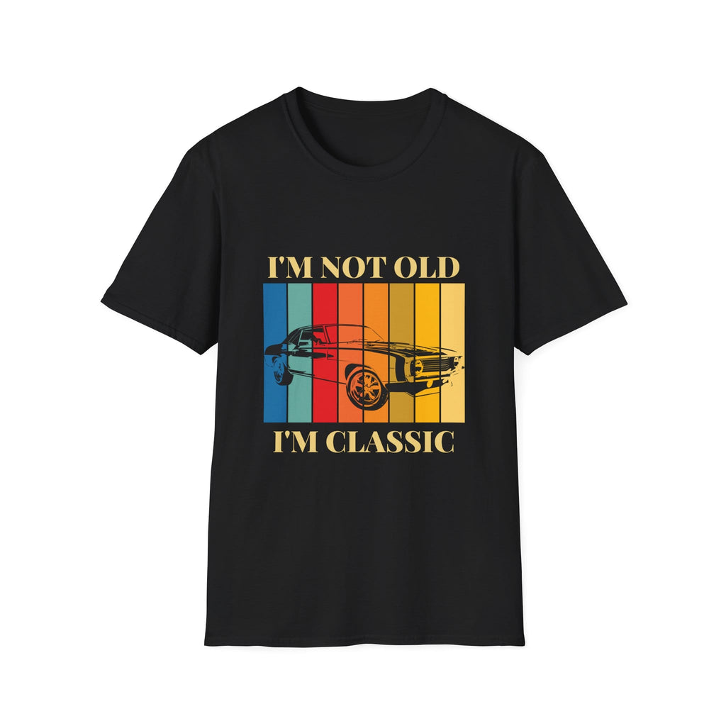 Classic Vintage Car Lover Unisex T-Shirt, Old School Tee, Retro Car Enthusiast Gift, Classic Vehicle Apparel - M image