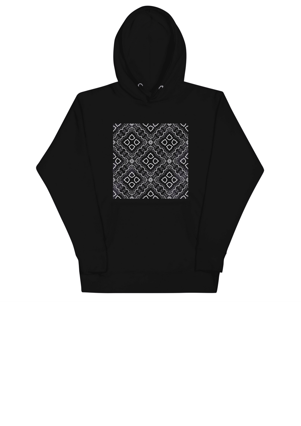 Fabric Texture Graphic Hoodie, Cozy Pullover Sweatshirt, Winter Fashion Jumper, Soft Material Hoody, Unisex Clothing Gift