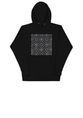 Fabric Texture Graphic Hoodie, Cozy Pullover Sweatshirt, Winter Fashion Jumper, Soft Material Hoody, Unisex Clothing Gift