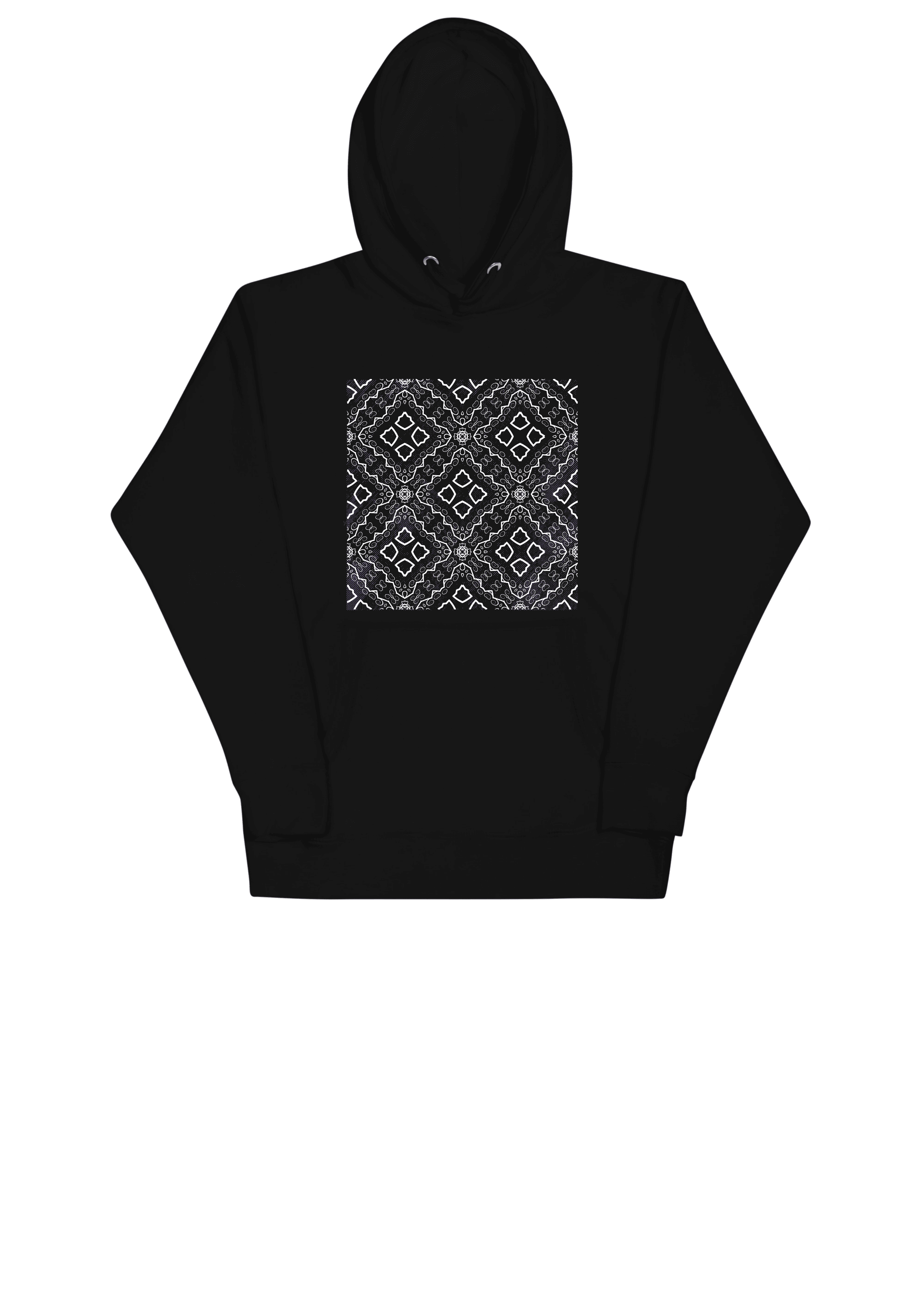Fabric Texture Graphic Hoodie, Cozy Pullover Sweatshirt, Winter Fashion Jumper, Soft Material Hoody, Unisex Clothing Gift