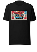 Retro T-Shirt, Bold Vintage Design, Cassette Tape Graphic, Unisex Cotton Top, Funky Fonts, Music Lover Gift, 80s 90s