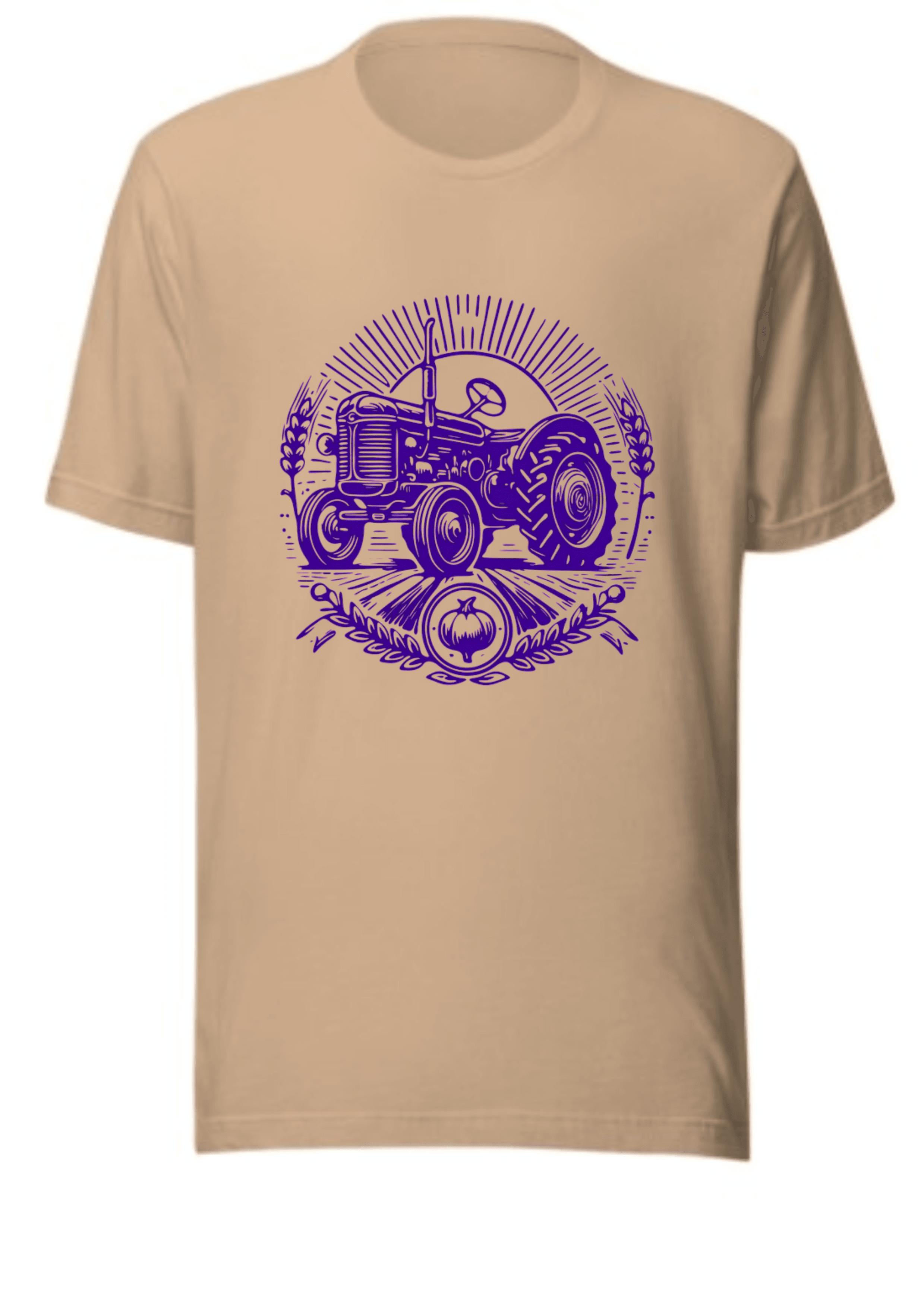 Unisex T-Shirt, Tractor Fields, Men and Women Tee, Farming Shirt, Rural Agriculture Top, Country Life Apparel