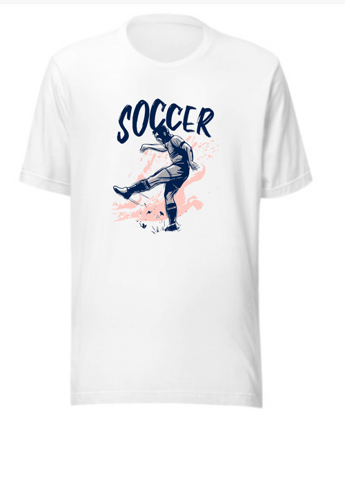Graphic T-Shirt, Soccer Lover, Football Tshirt, Unisex Sports Shirt, Athletic Apparel, Soccer Mom Dad Gift