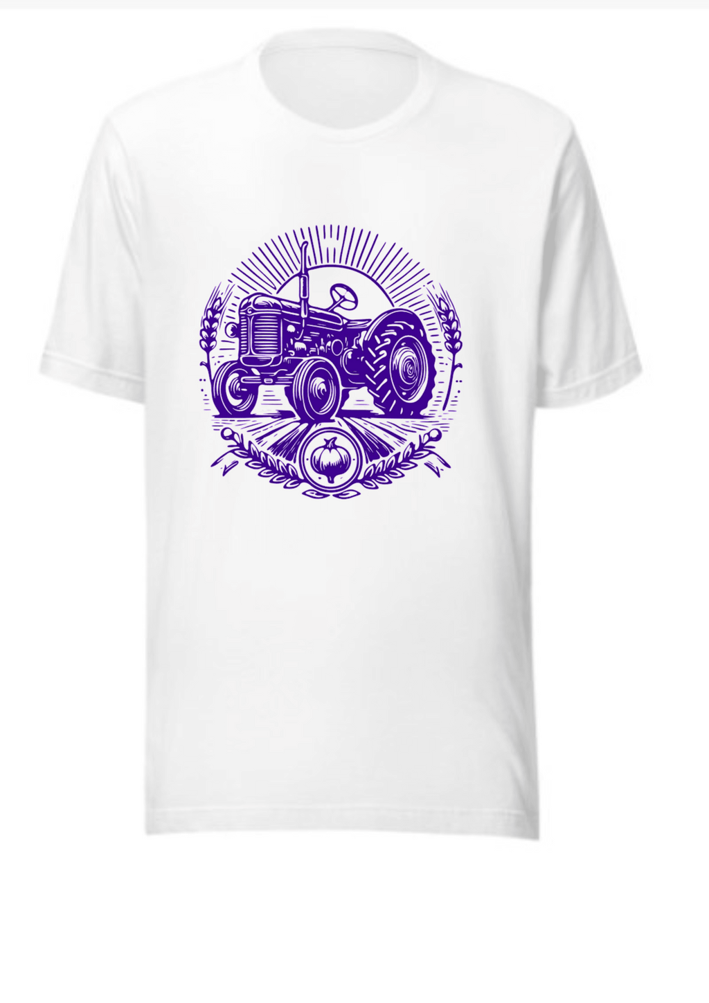 Unisex T-Shirt, Tractor Fields, Men and Women Tee, Farming Shirt, Rural Agriculture Top, Country Life Apparel