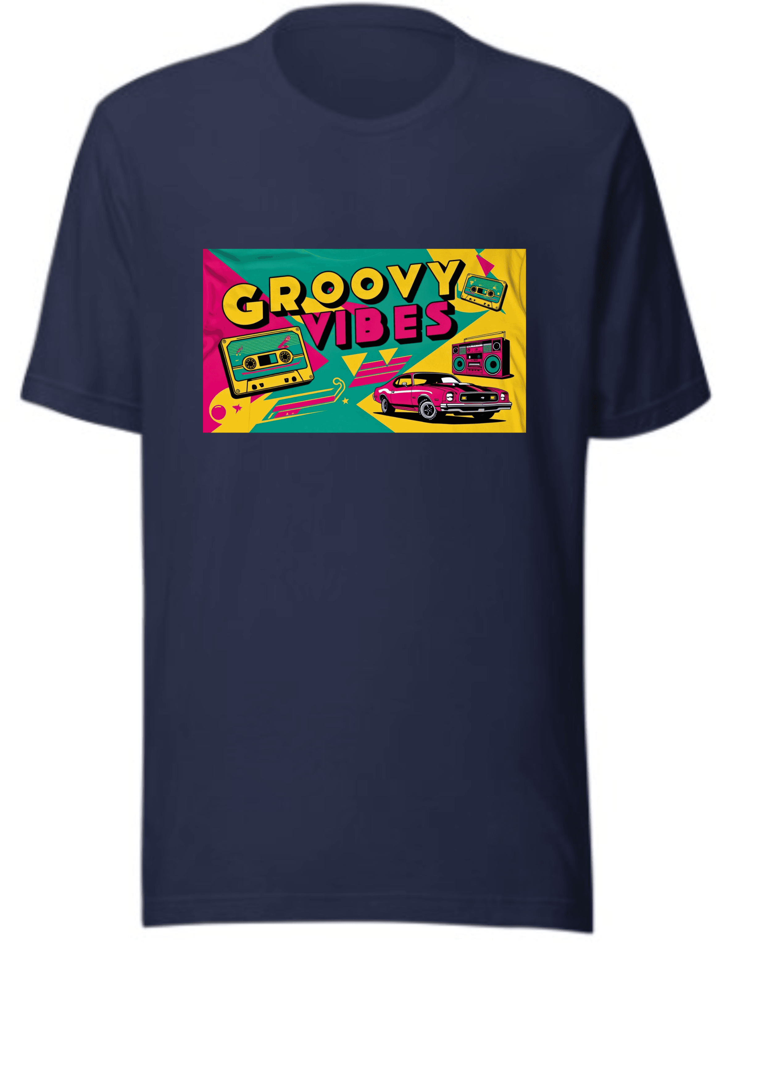 Vintage Tshirt, Retro T-Shirt, Cassette Tape Graphic, Unisex Cotton Top, Funky Fonts, Music Lover Gift, 80s 90s