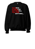 Unisex Sweatshirt, Malcom X Quote, Activist Sweatshirt