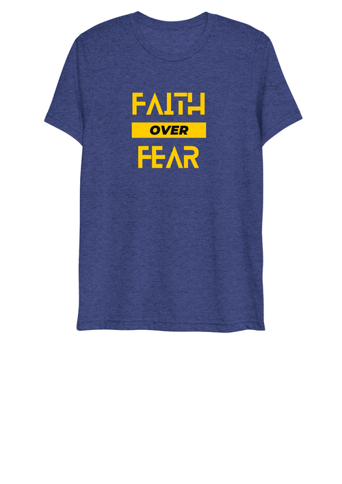 Faith Over Fear Women's T-Shirt, Casual Wear, Favourite Tee for Women, Inspirational Shirt, Graphic Tee
