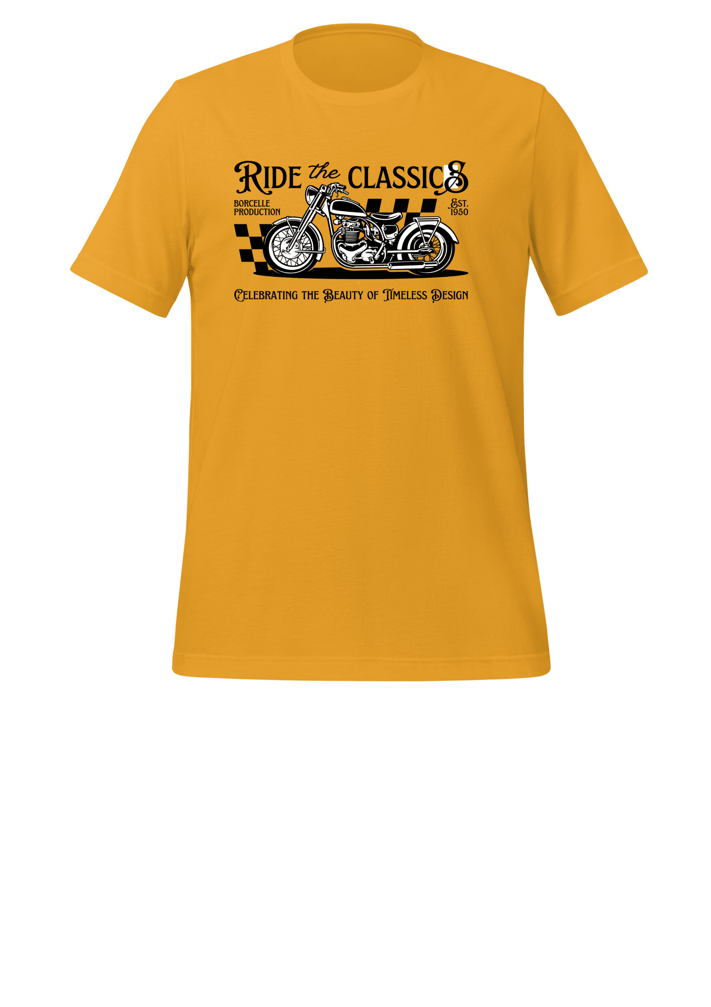 Men’s Biker T-Shirt – Rides of Classic Graphic Tee | Marfz.pk