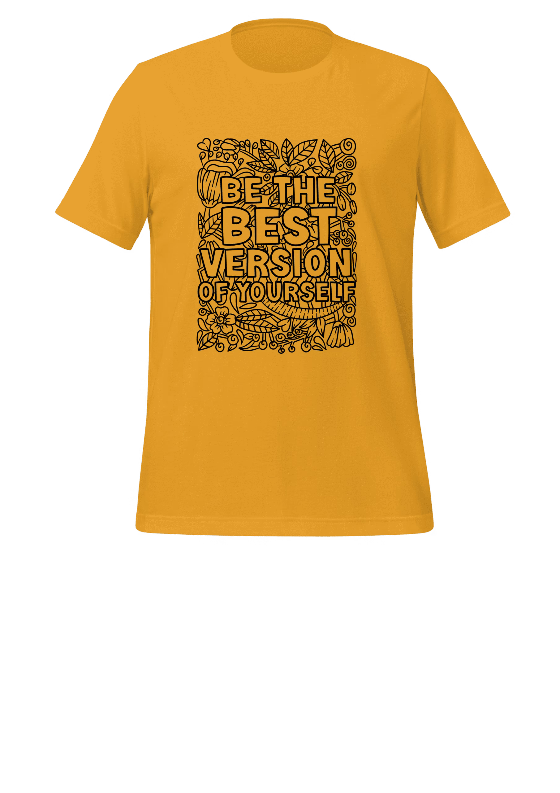Unisex Printed T-Shirt – Be the Best Version of Yourself | Marfz.pk