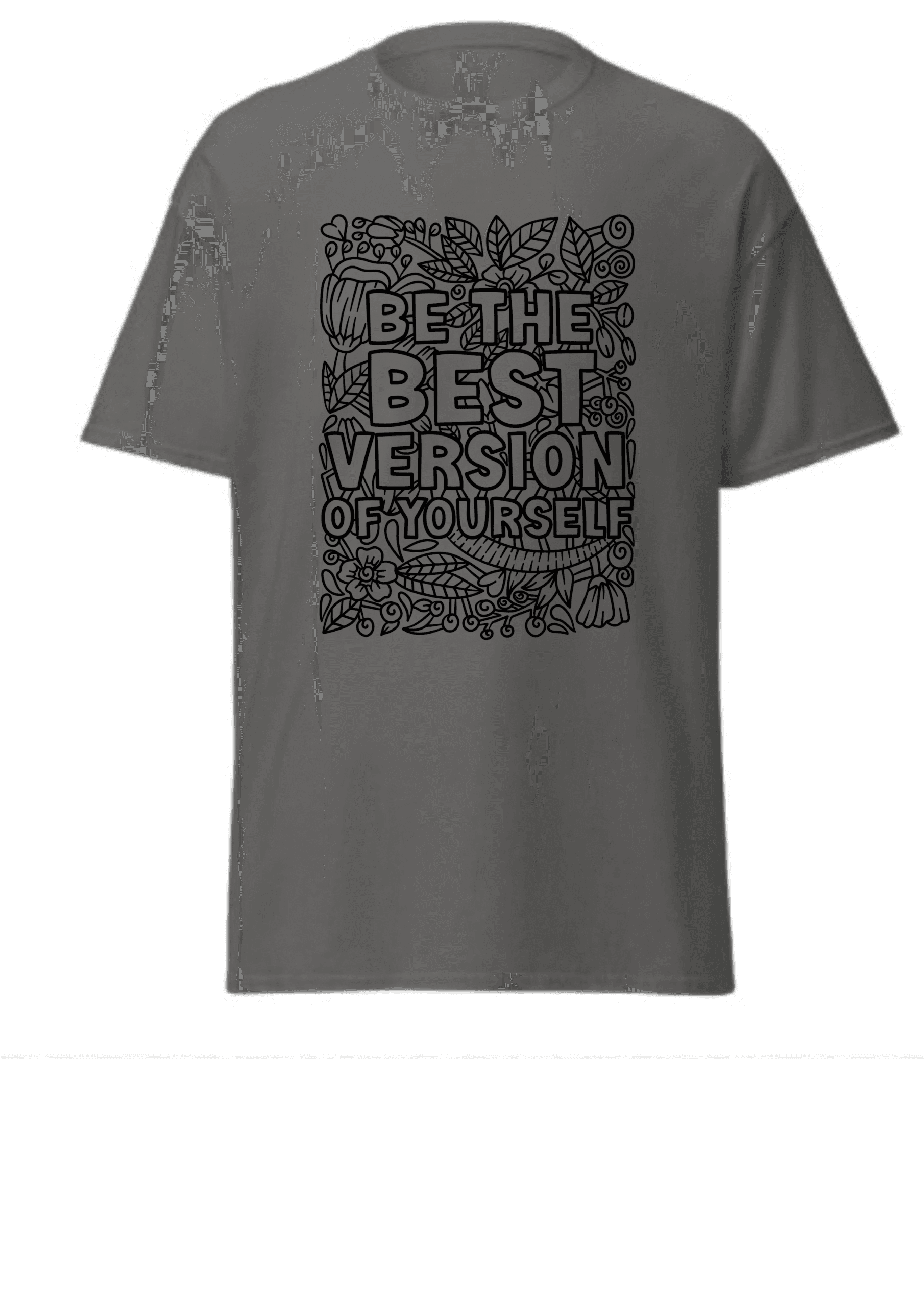 Unisex Printed T-Shirt – Be the Best Version of Yourself | Marfz.pk
