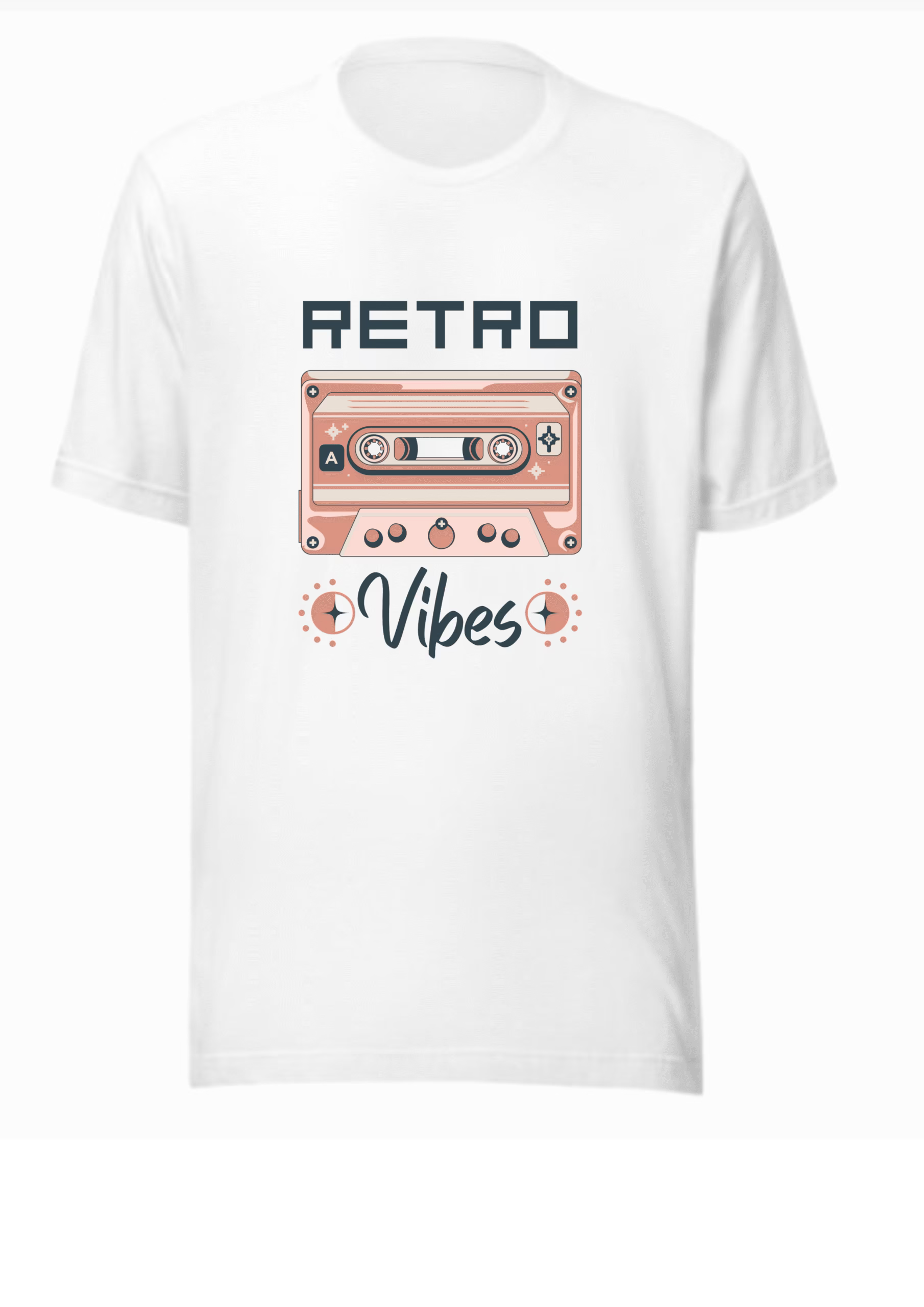 Unisex Retro Vibes T-Shirt – Trendy Printed Tee for Men & Women | Marfz.pk
