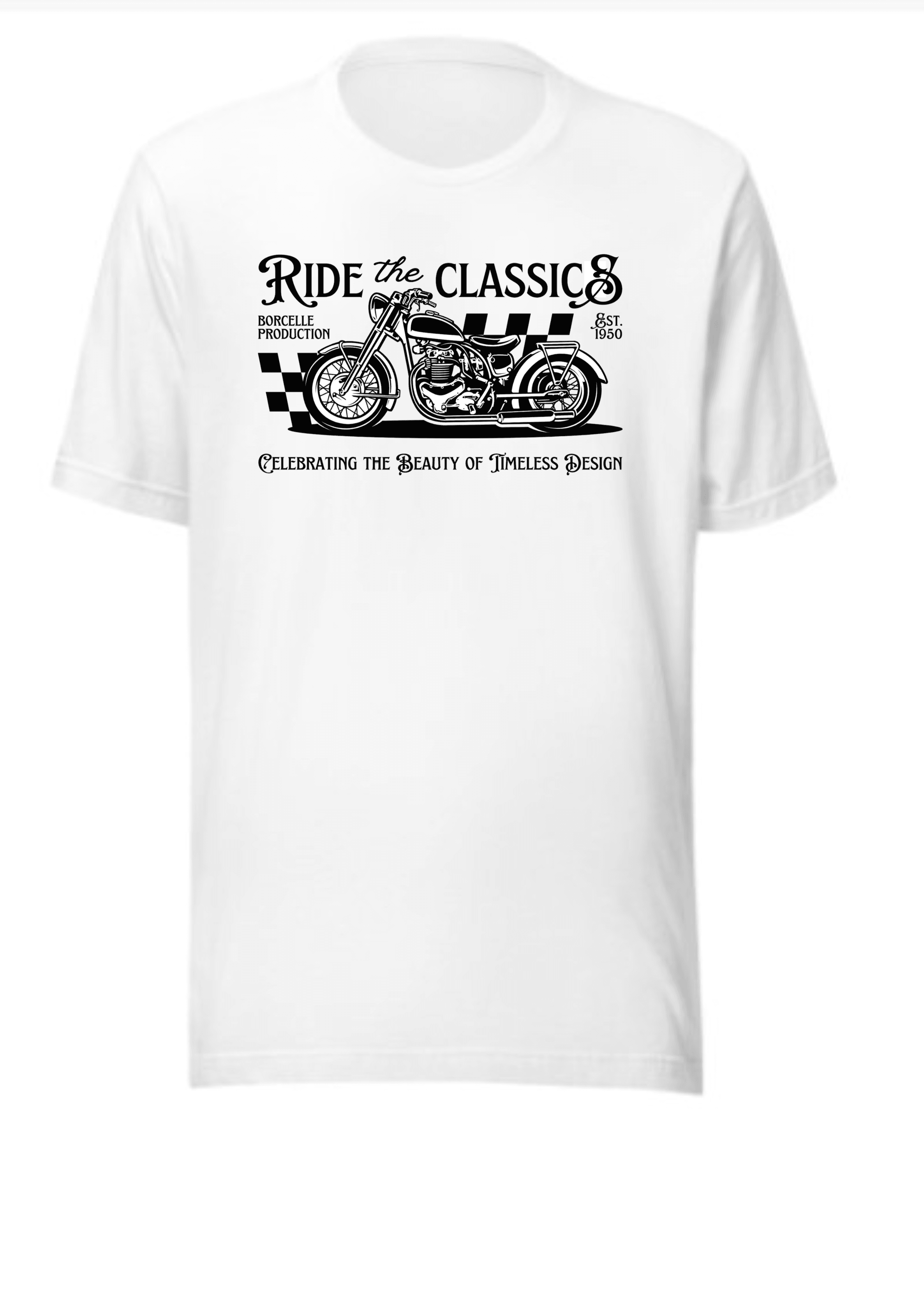 Men’s Biker T-Shirt – Rides of Classic Graphic Tee | Marfz.pk