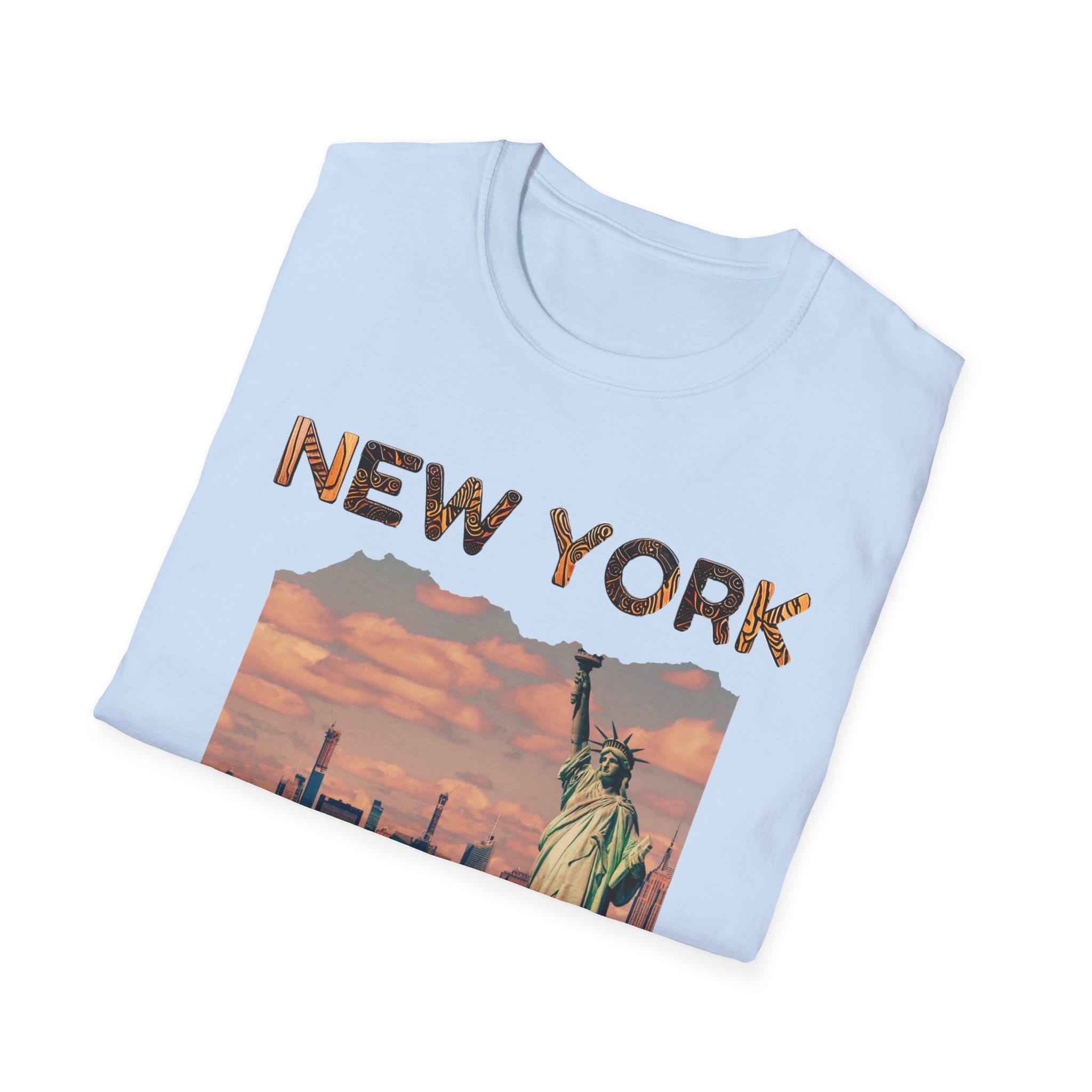 New York City of Liberty T-Shirt, Soft Tee, Travel Shirt, Gift for NYC Lovers, Vintage NYC Apparel, Statue of Liberty