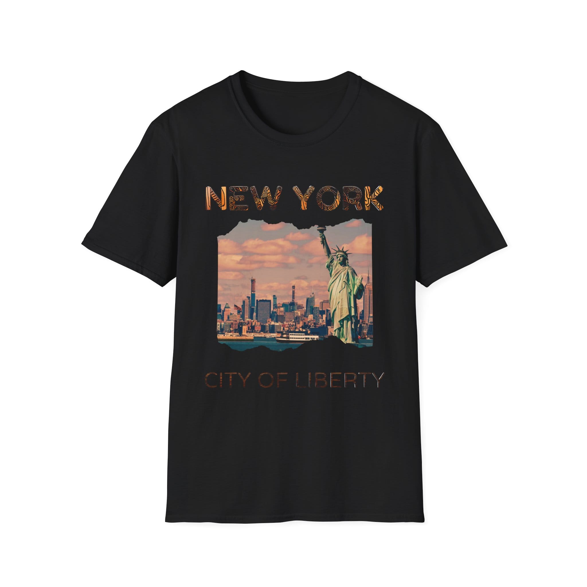 New York City of Liberty T-Shirt, Soft Tee, Travel Shirt, Gift for NYC Lovers, Vintage NYC Apparel, Statue of Liberty