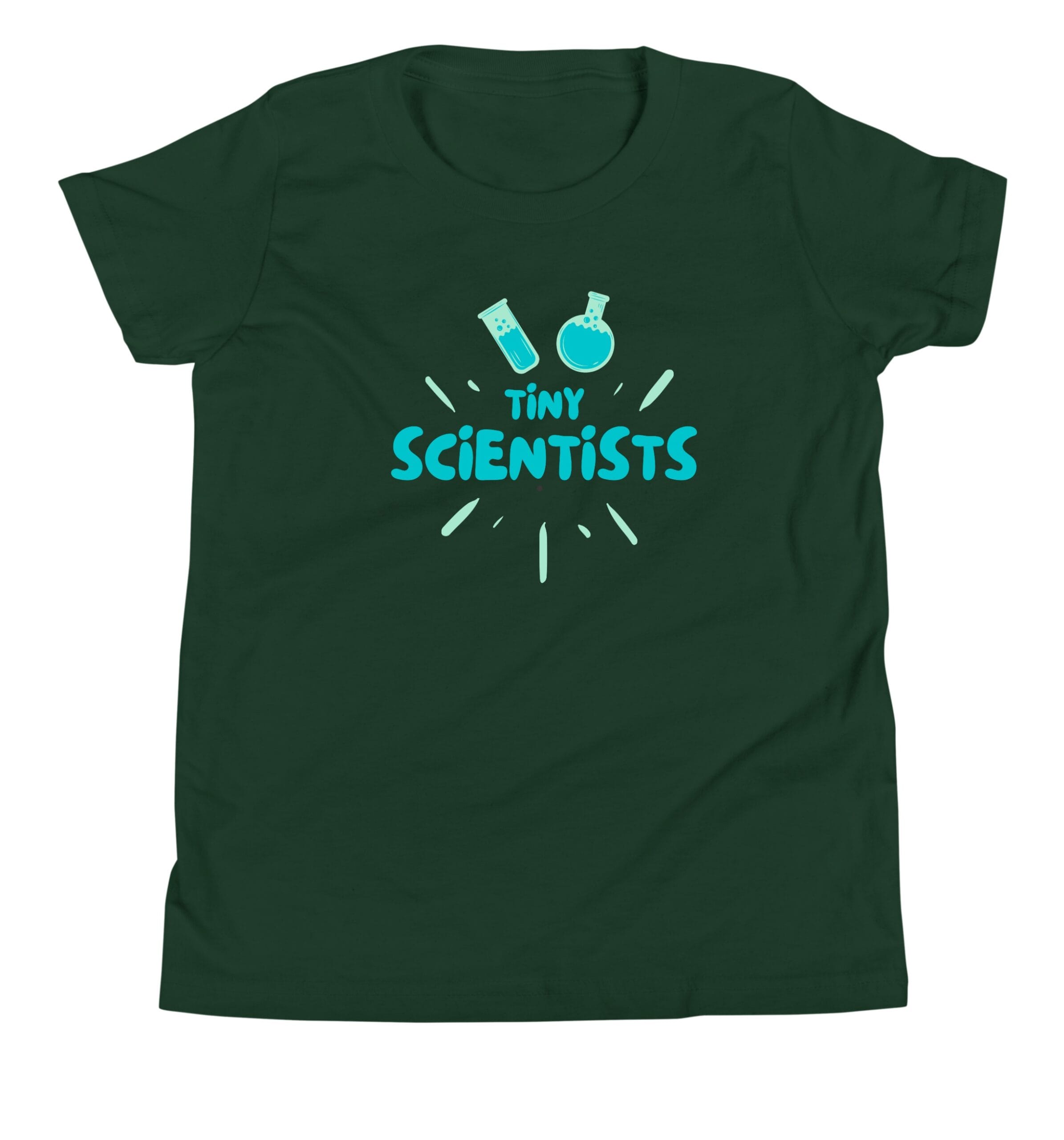Kids Green Scientist T-Shirt – Soft Cotton Casual Wear for Boys & Girls