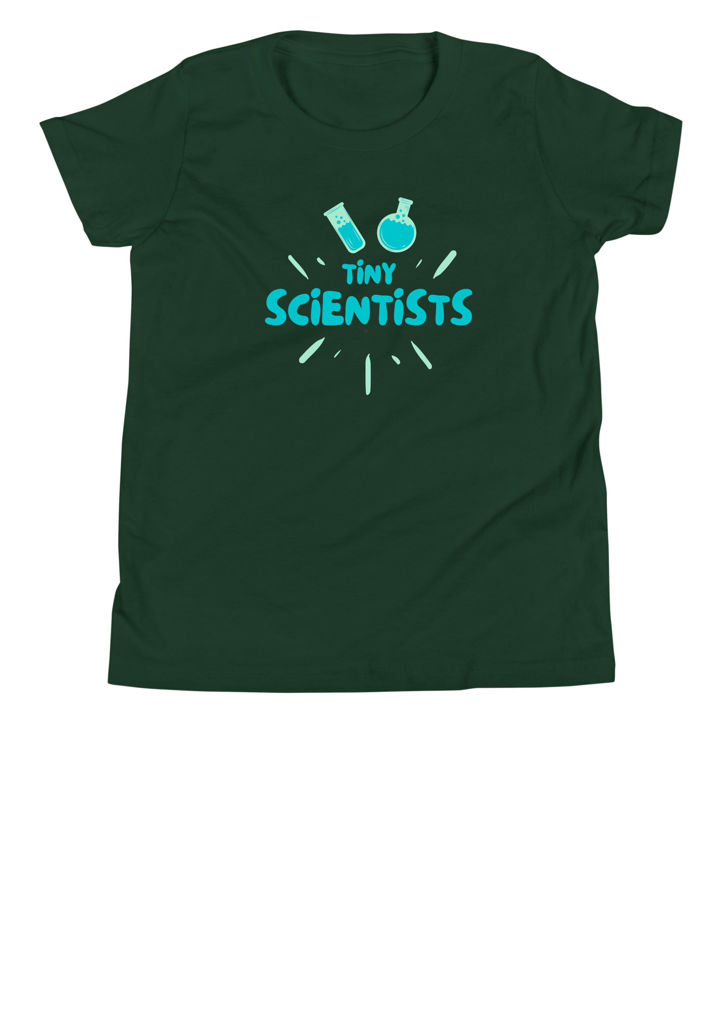 Kids Green Scientist T-Shirt – Soft Cotton Casual Wear for Boys & Girls