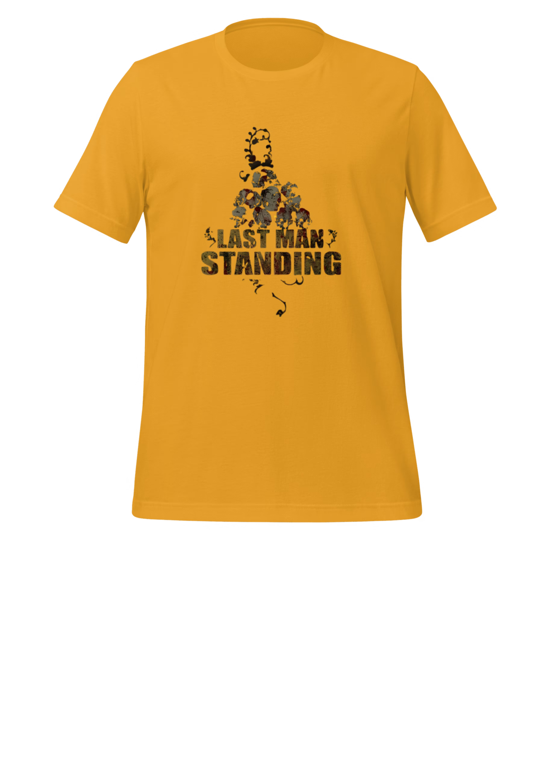 LAST Man Standing Men's T-Shirt | 100% Cotton Premium Fit | Bold Statement Tee