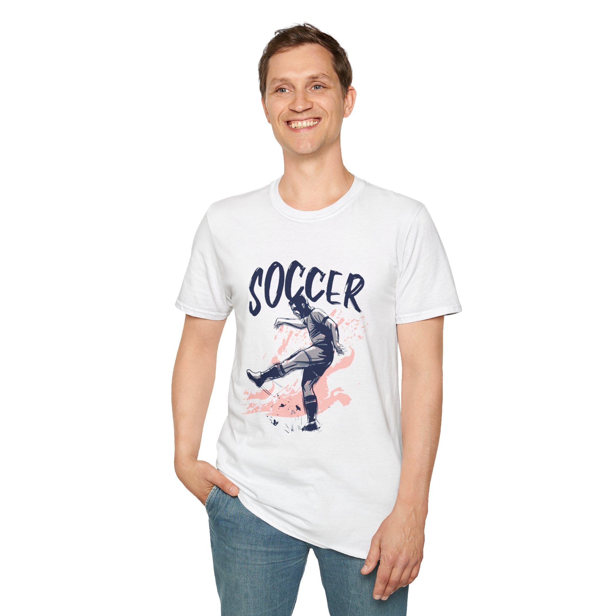 Graphic T-Shirt, Soccer Lover, Football Tshirt, Unisex Sports Shirt, Athletic Apparel, Soccer Mom Dad Gift