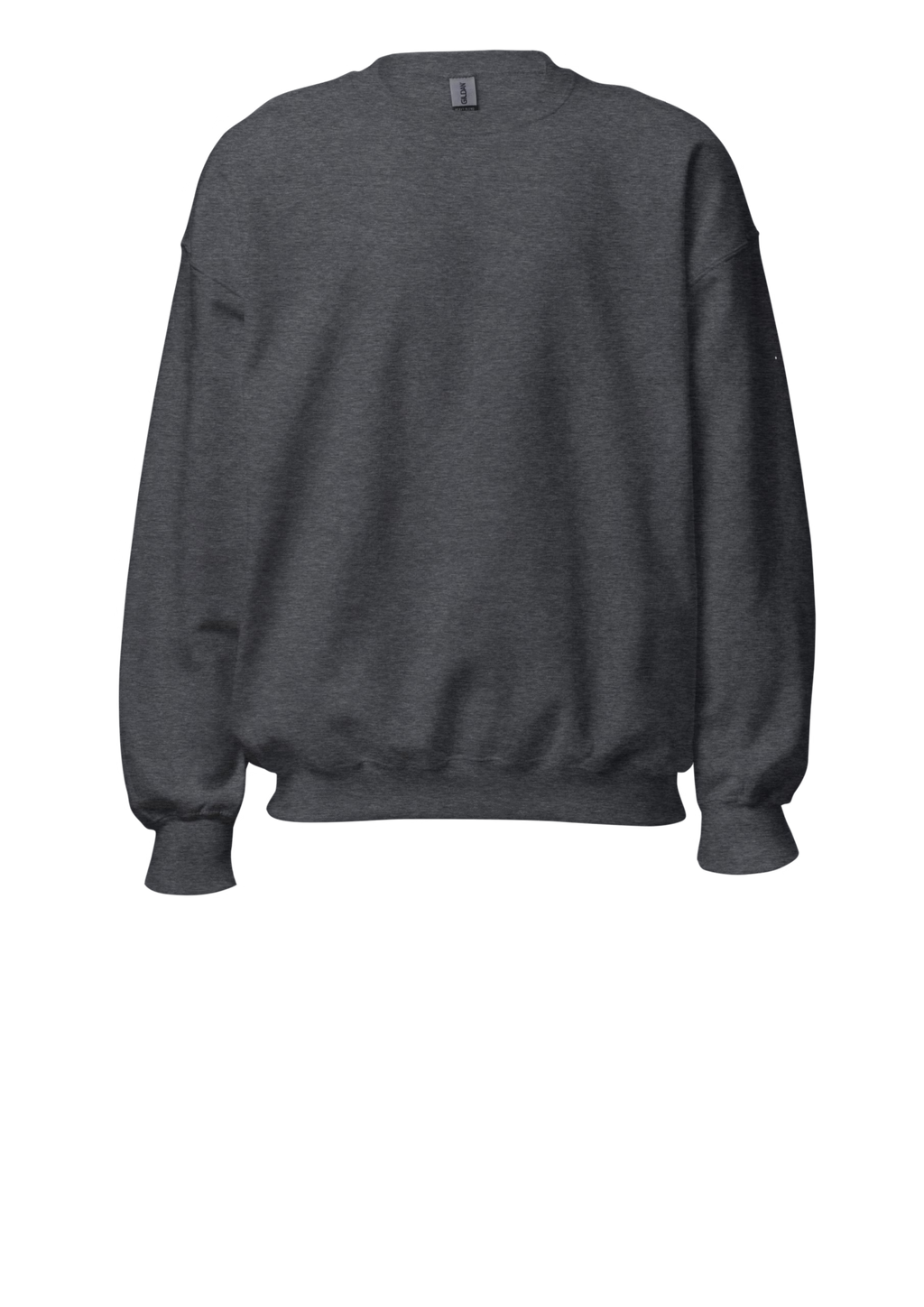 Plain Charcoal Grey Sweatshirt (Front)- Marfz.pk