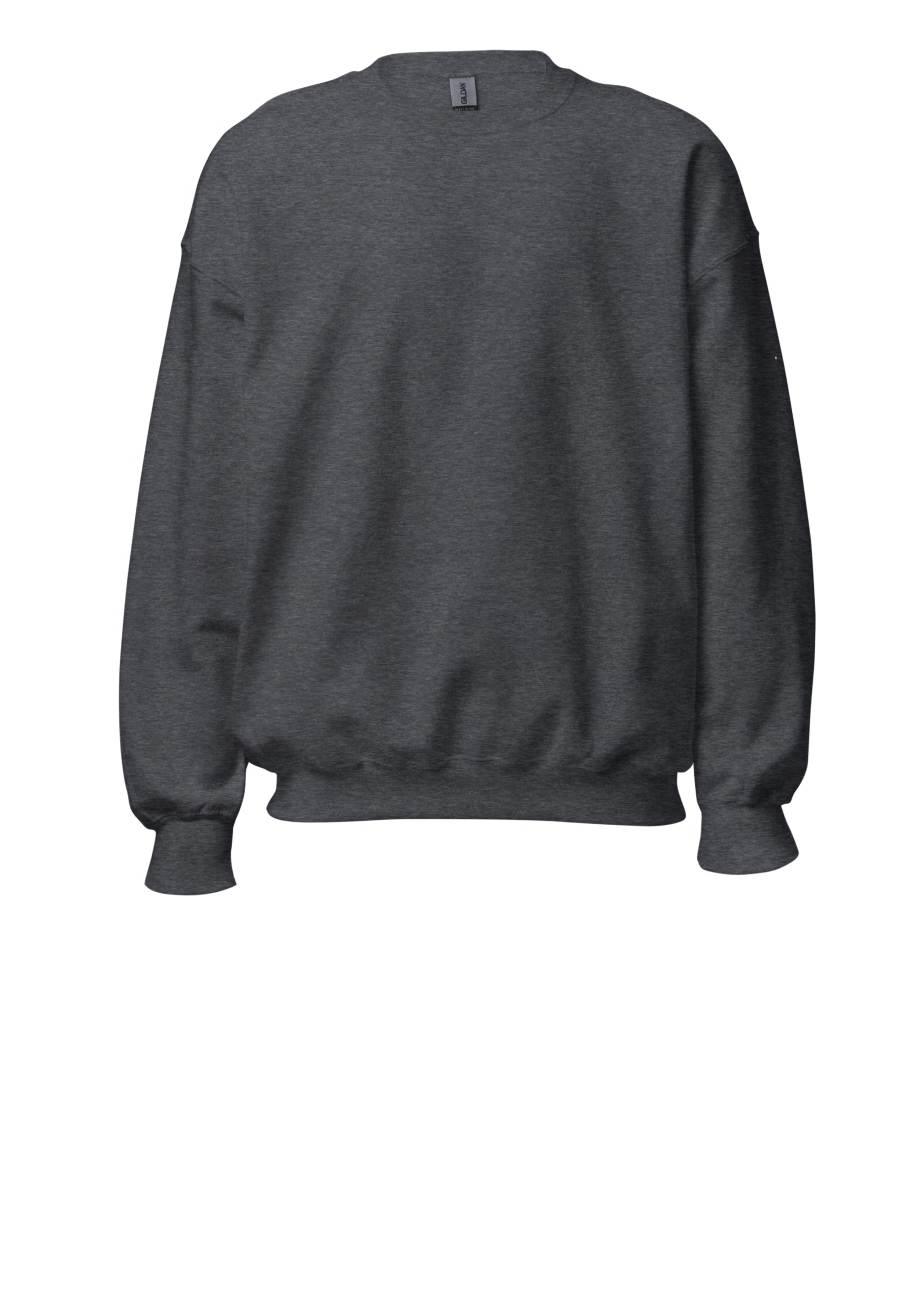 Plain Charcoal Grey Sweatshirt (Front)- Marfz.pk