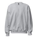 Plain Heather Grey Sweatshirt (Front)- Marfz.pk