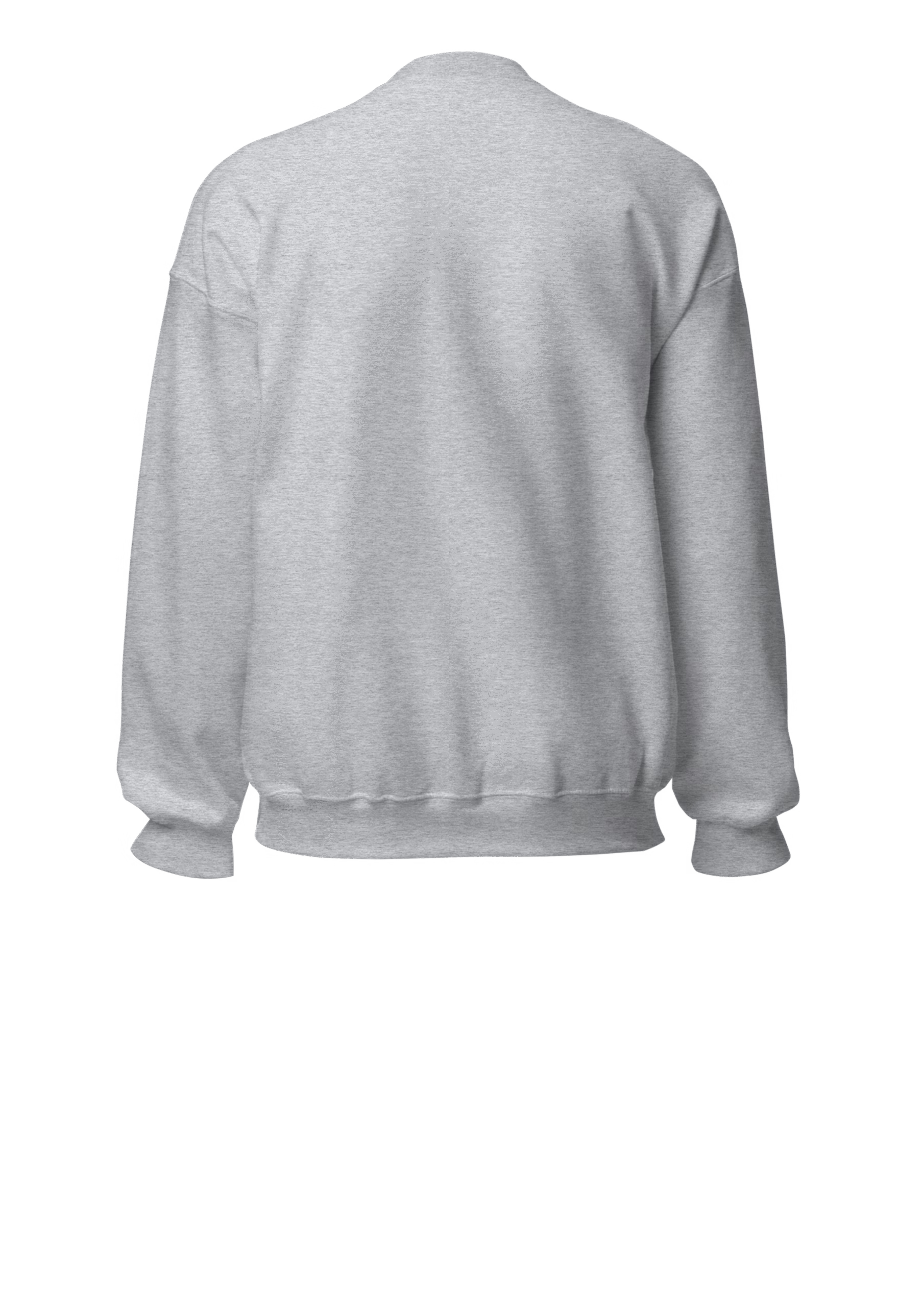 Plain Heather Grey Sweatshirt for Men & Women – Premium Winter Wear | Marfz.pk