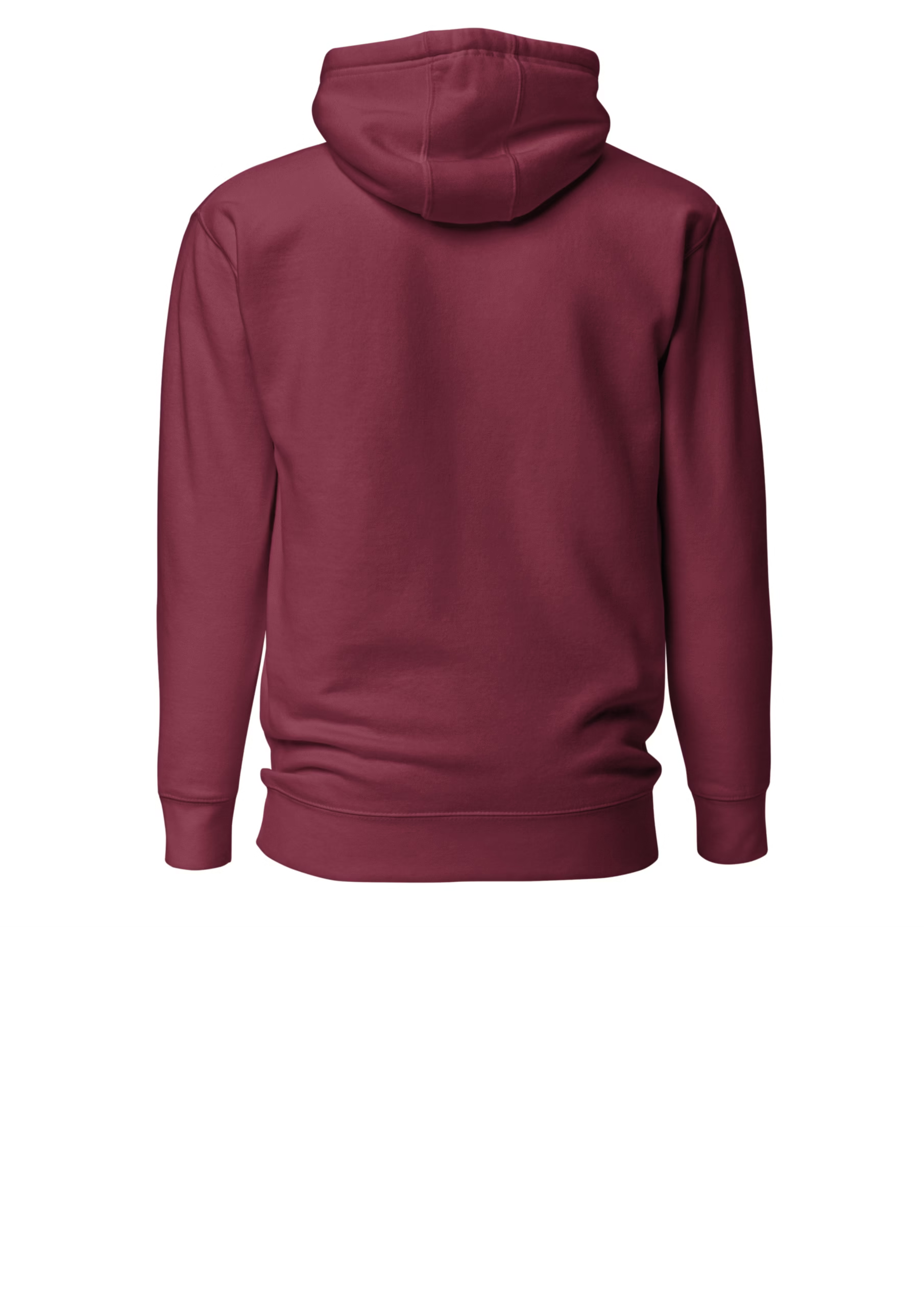 Plain Maroon Hoodies