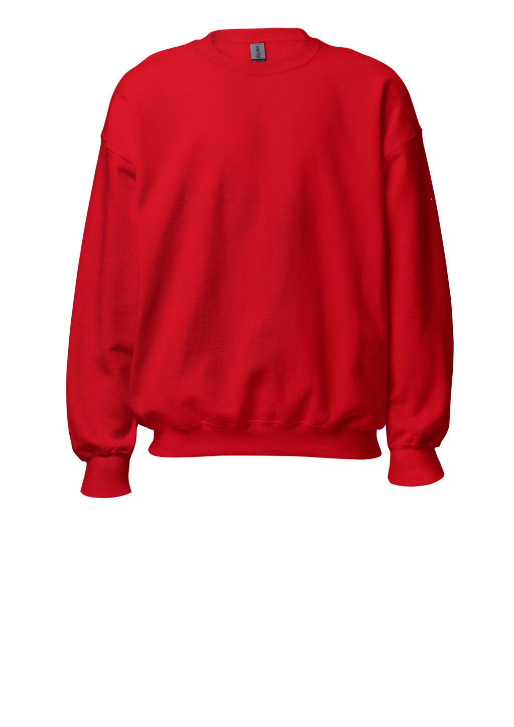 Plain Red Sweatshirt (Front) - Marfz.pk