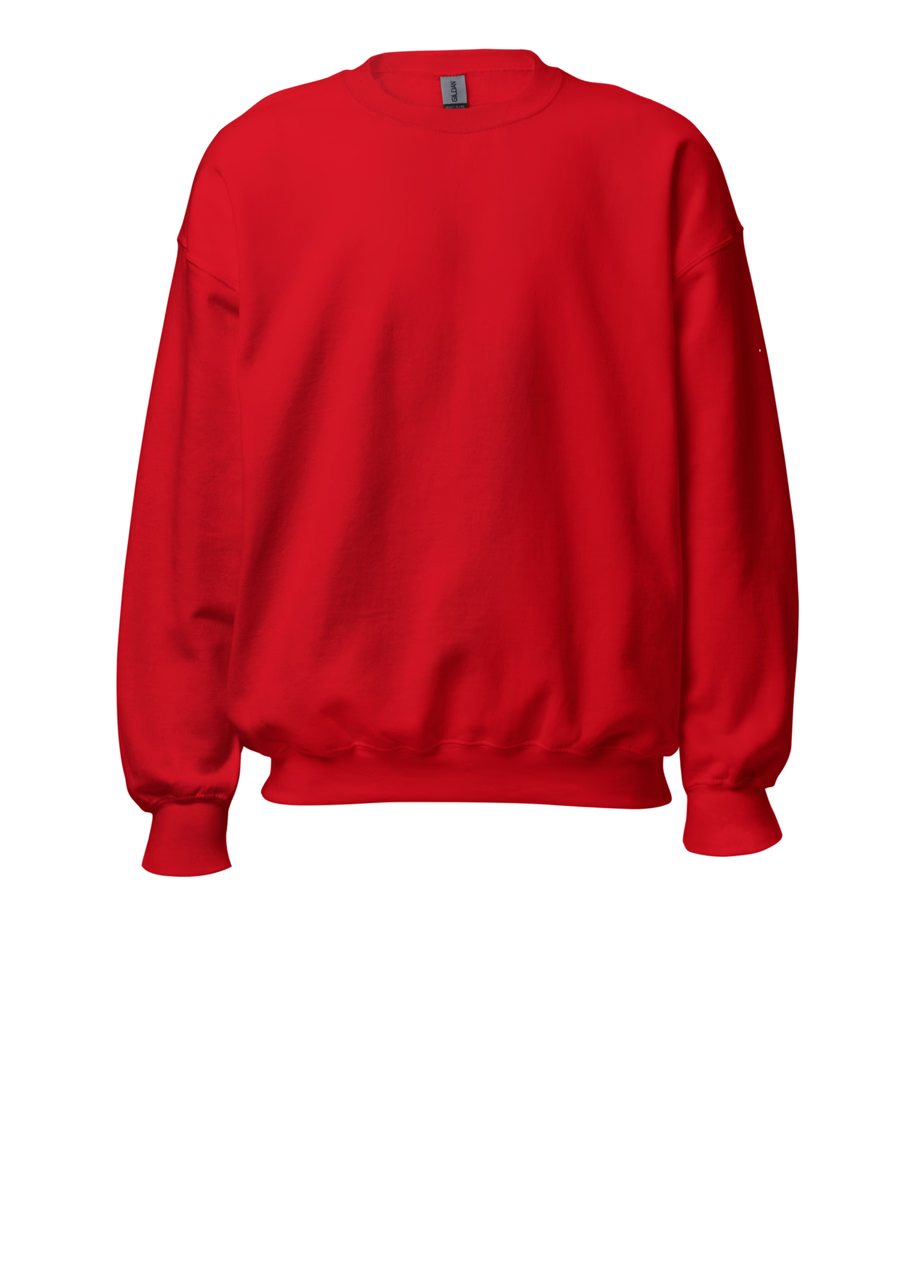 Plain Red Sweatshirt (Front) - Marfz.pk