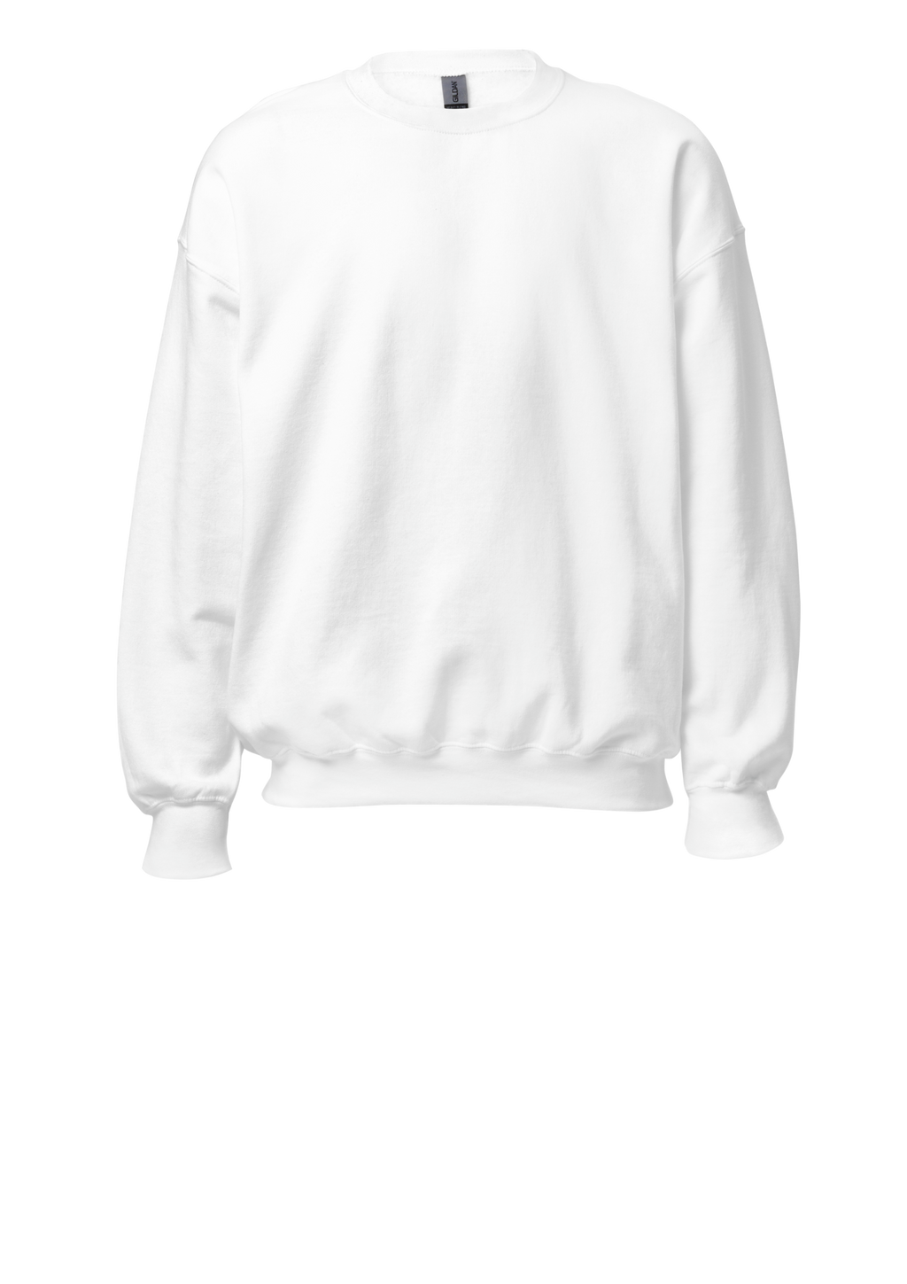 Plain White Sweatshirt (Front) - Marfz.pk