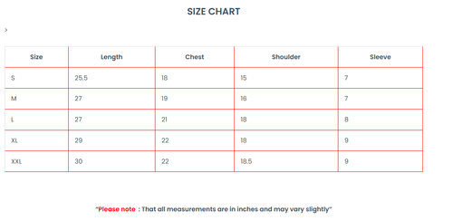 Size-Chart-PolyCotton-Tees