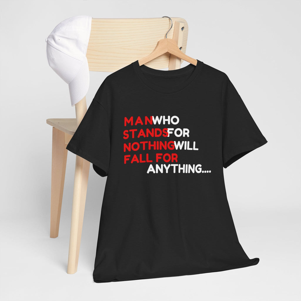 Activist T-Shirt, Malcom X Quotes Unisex Tee, Stand for Nothing Fall for Anything Shirt, Inspirational Quote image 0