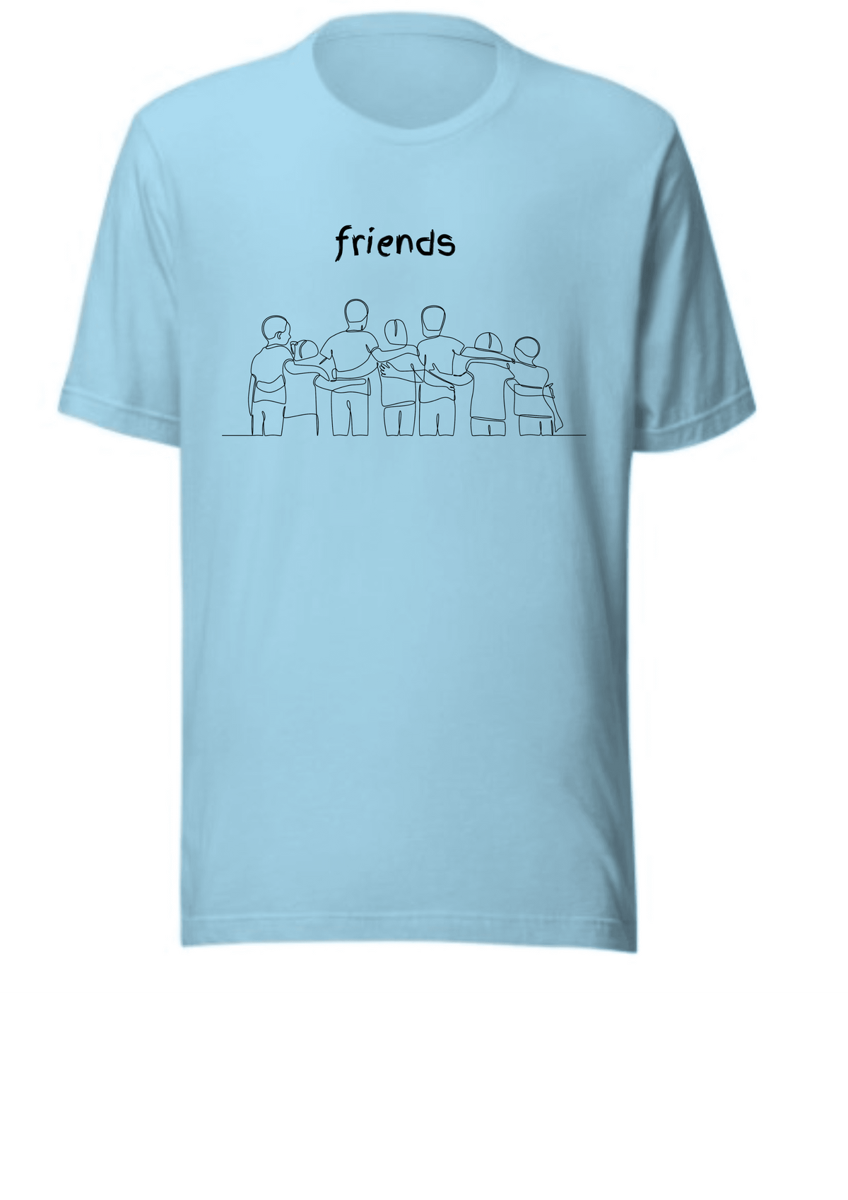 Classic Friends Unisex Heavy Cotton Tee - Men's T-Shirt, Women's T-Shirt, Casual and Vintage image 2