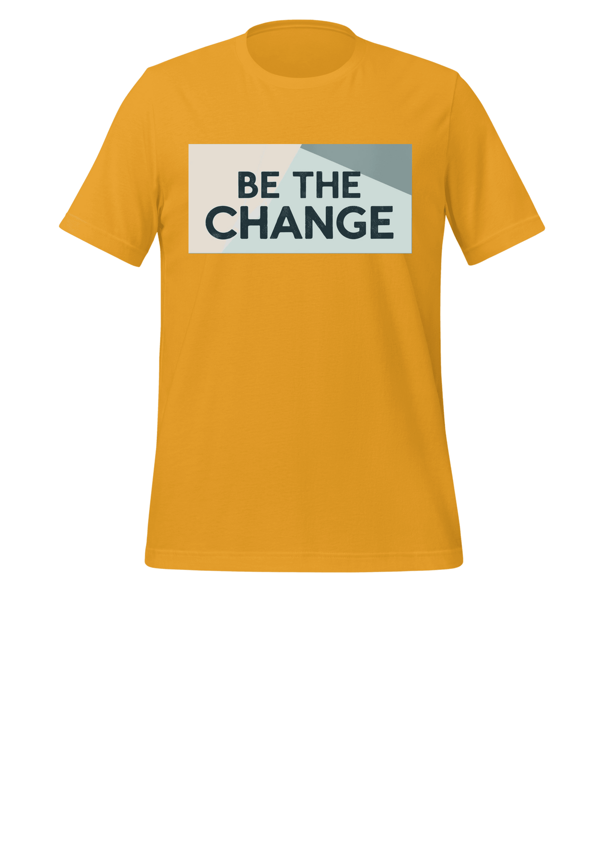 Cotton T-Shirt, Minimalist Inspiration T-Shirt, Geometric Shapes, Soft Gradient, Quote Tee, Motivational Shirt image 2