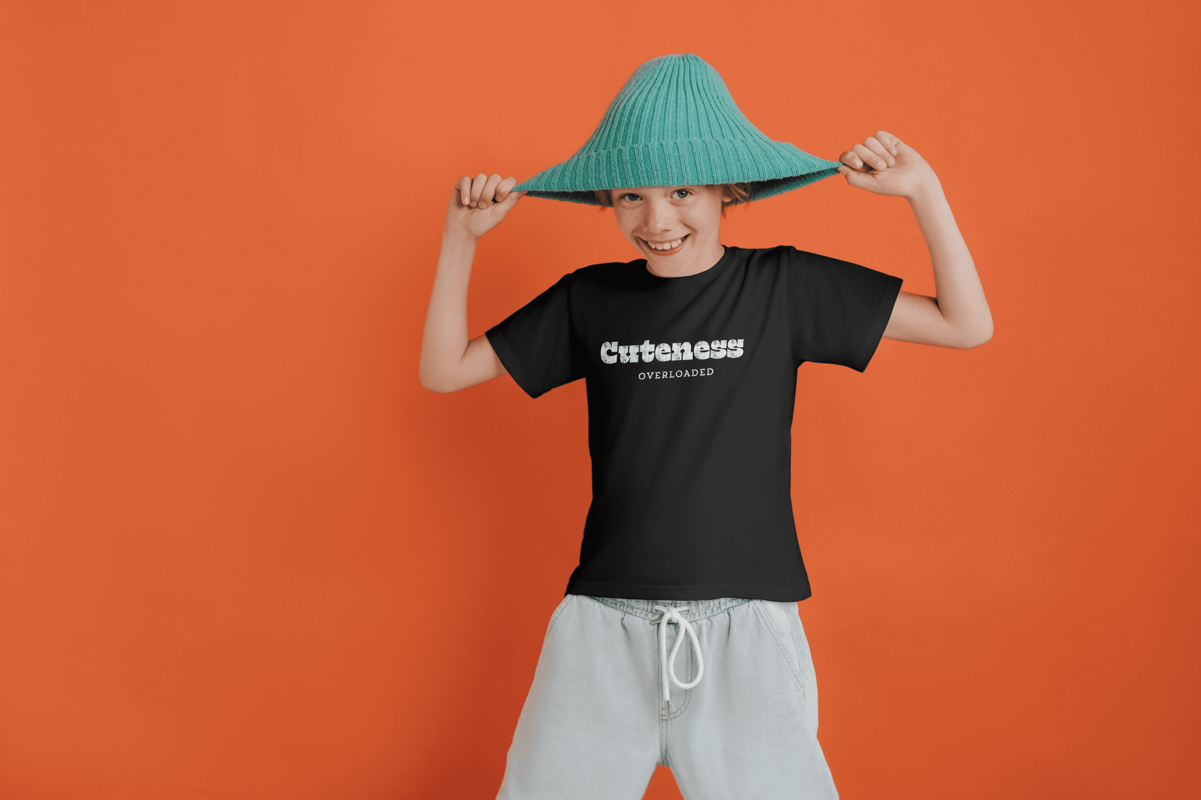 Kids T-Shirt, Cuteness Overloaded Graphic Tee, Children's Clothing, Youth Shirt, Fun Kid's Top