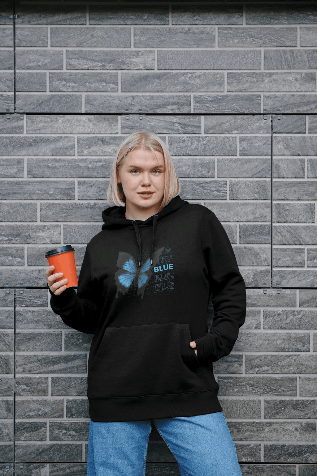 Women Hoodies - Blue
