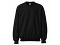 Black women's crewneck sweatshirt, front view, classic fit – Marfz.pk Pakistan