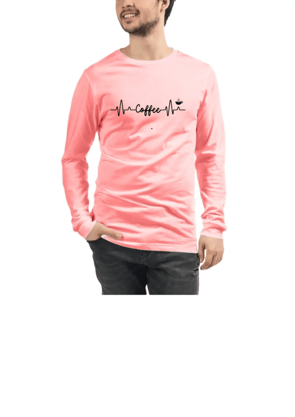 Unisex Long Sleeve Shirt - Coffee - Image 5