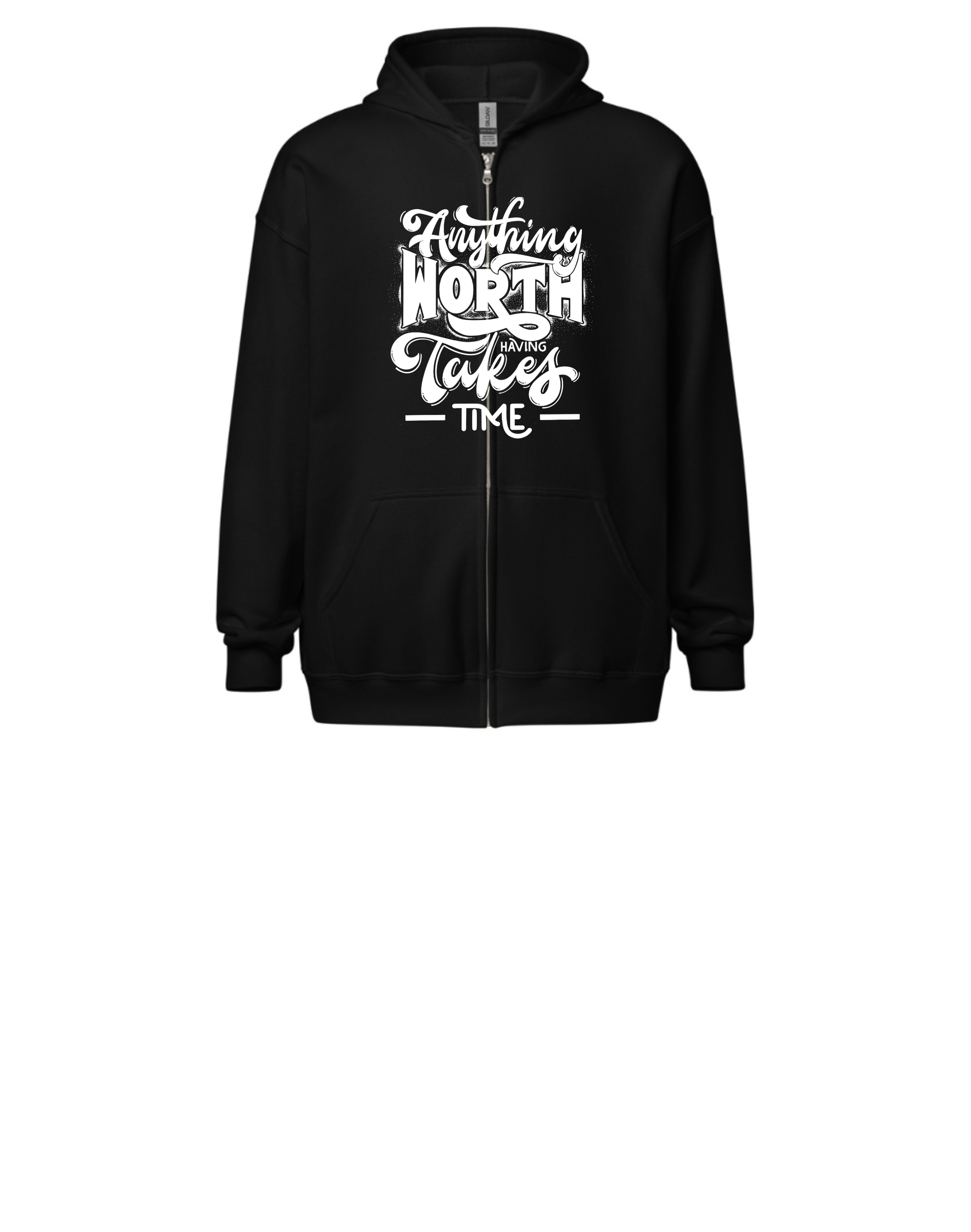 Unisex Zipper Hoodies - Take Time