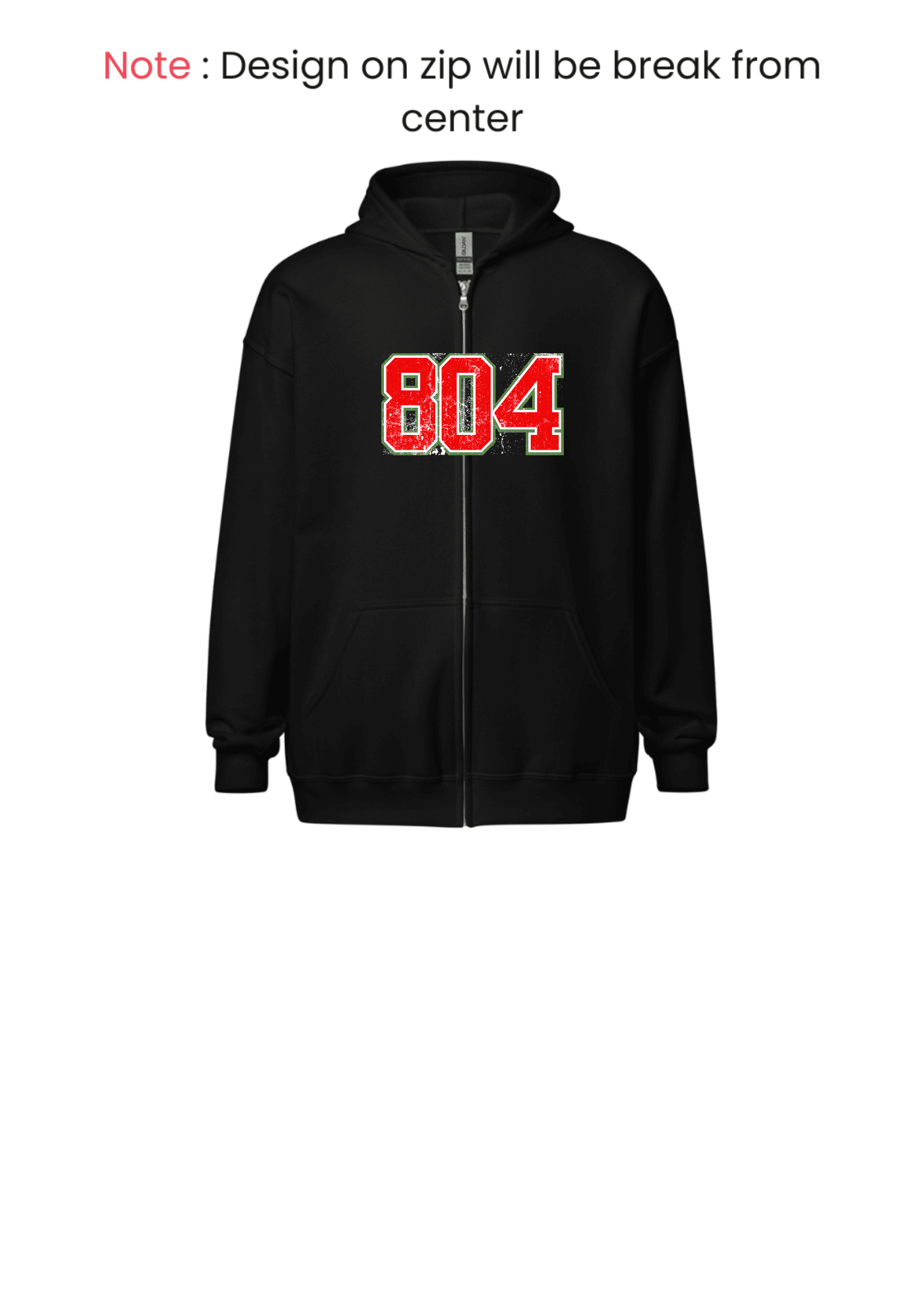 Unisex Zipper Hoodies - 804
