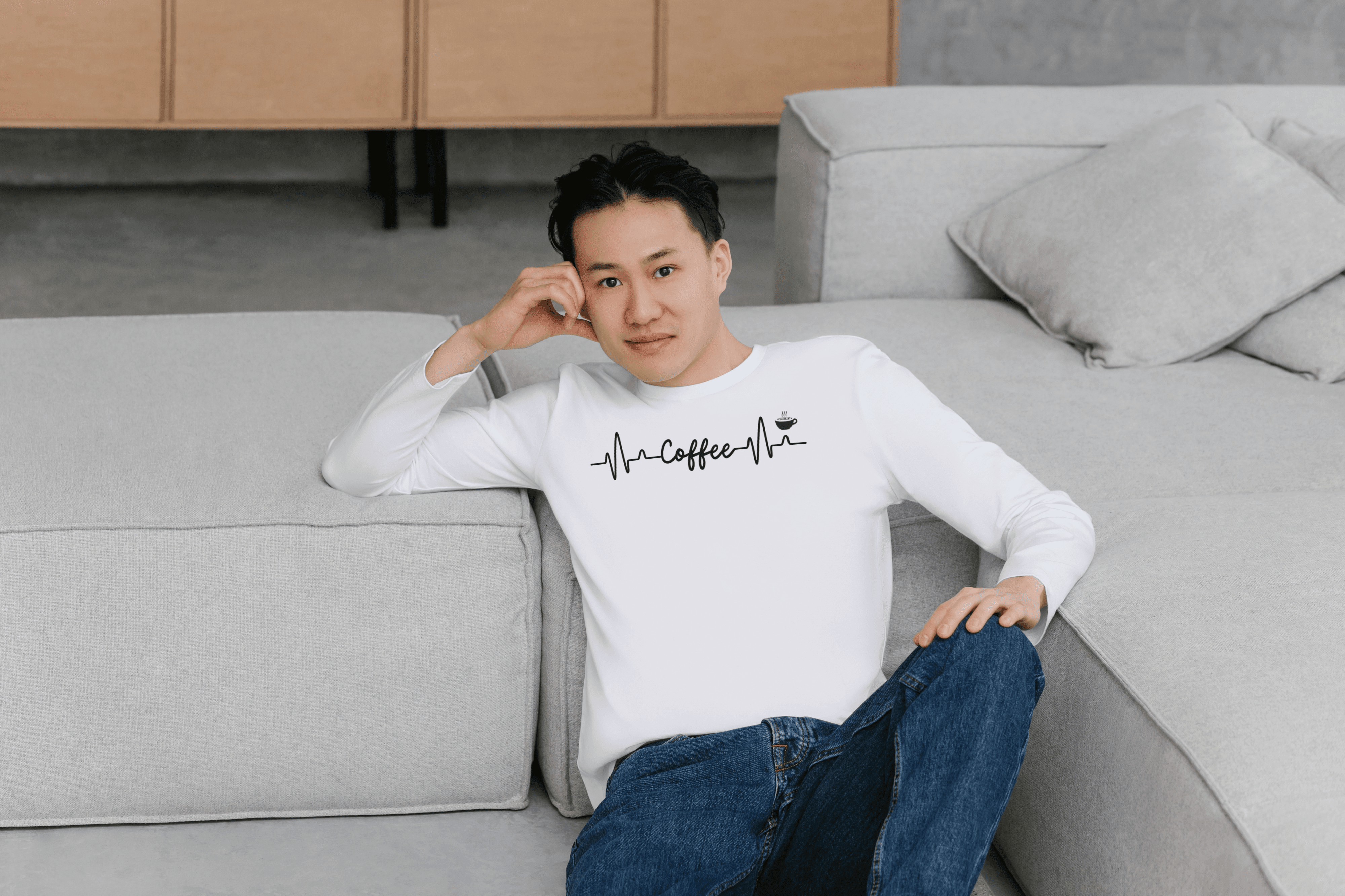 Unisex Long Sleeve Shirt - Coffee
