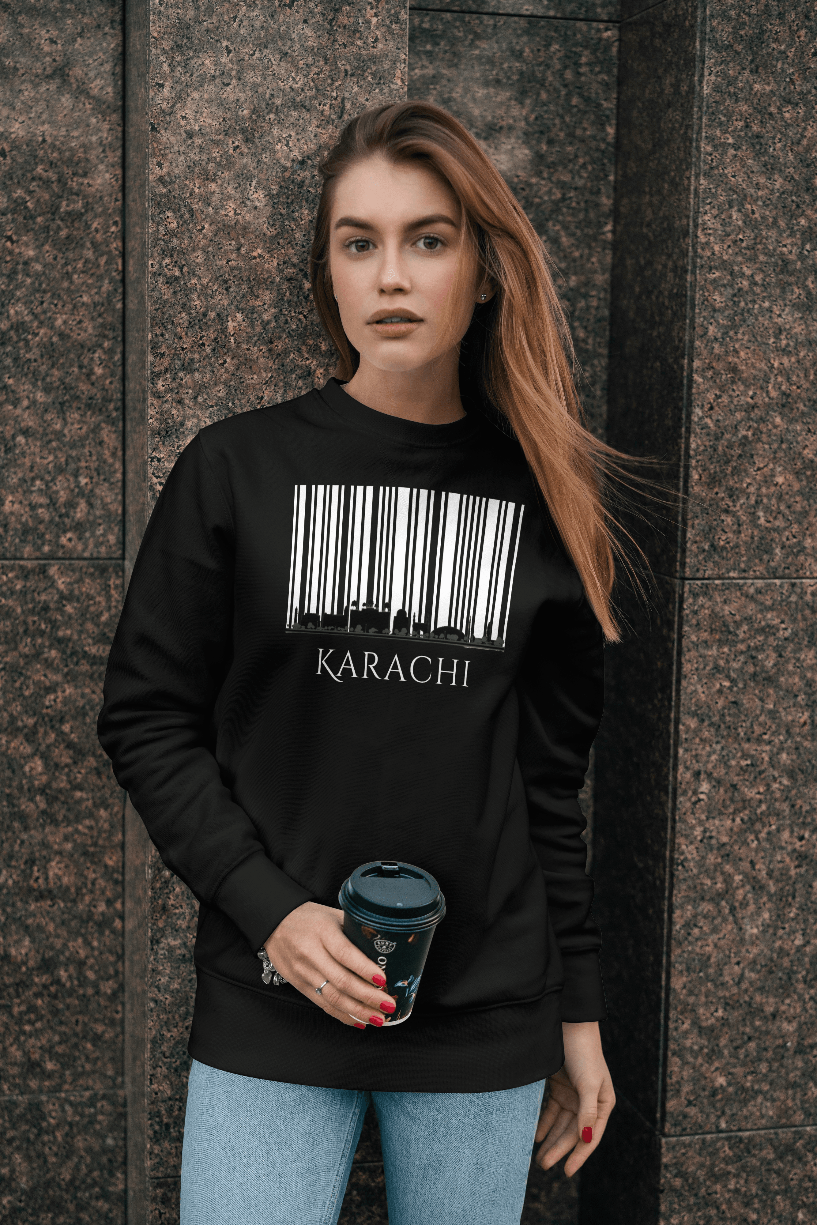 Unisex Sweatshirt (Karachi) - Image 3
