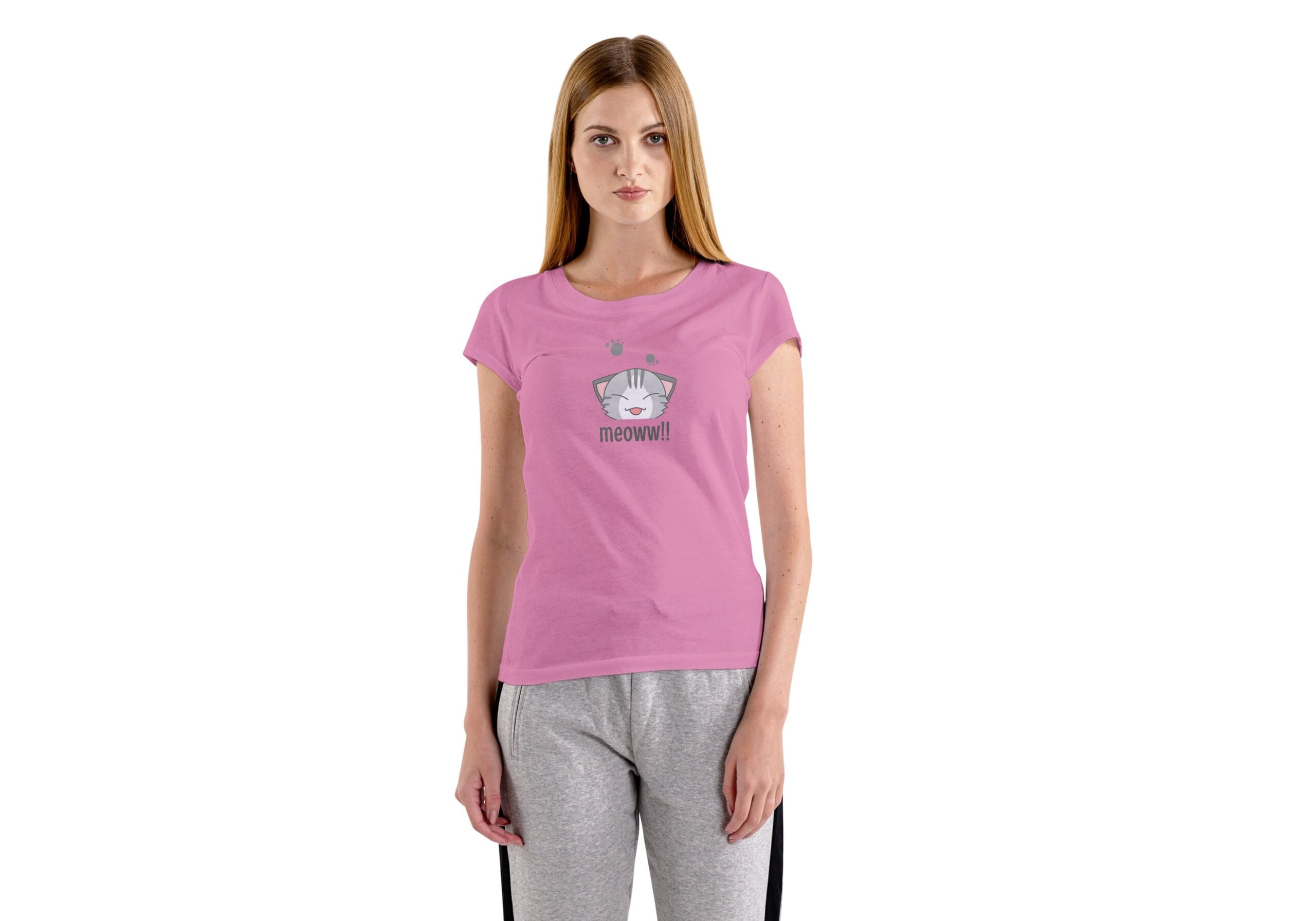 Women's T-Shirts - Meow