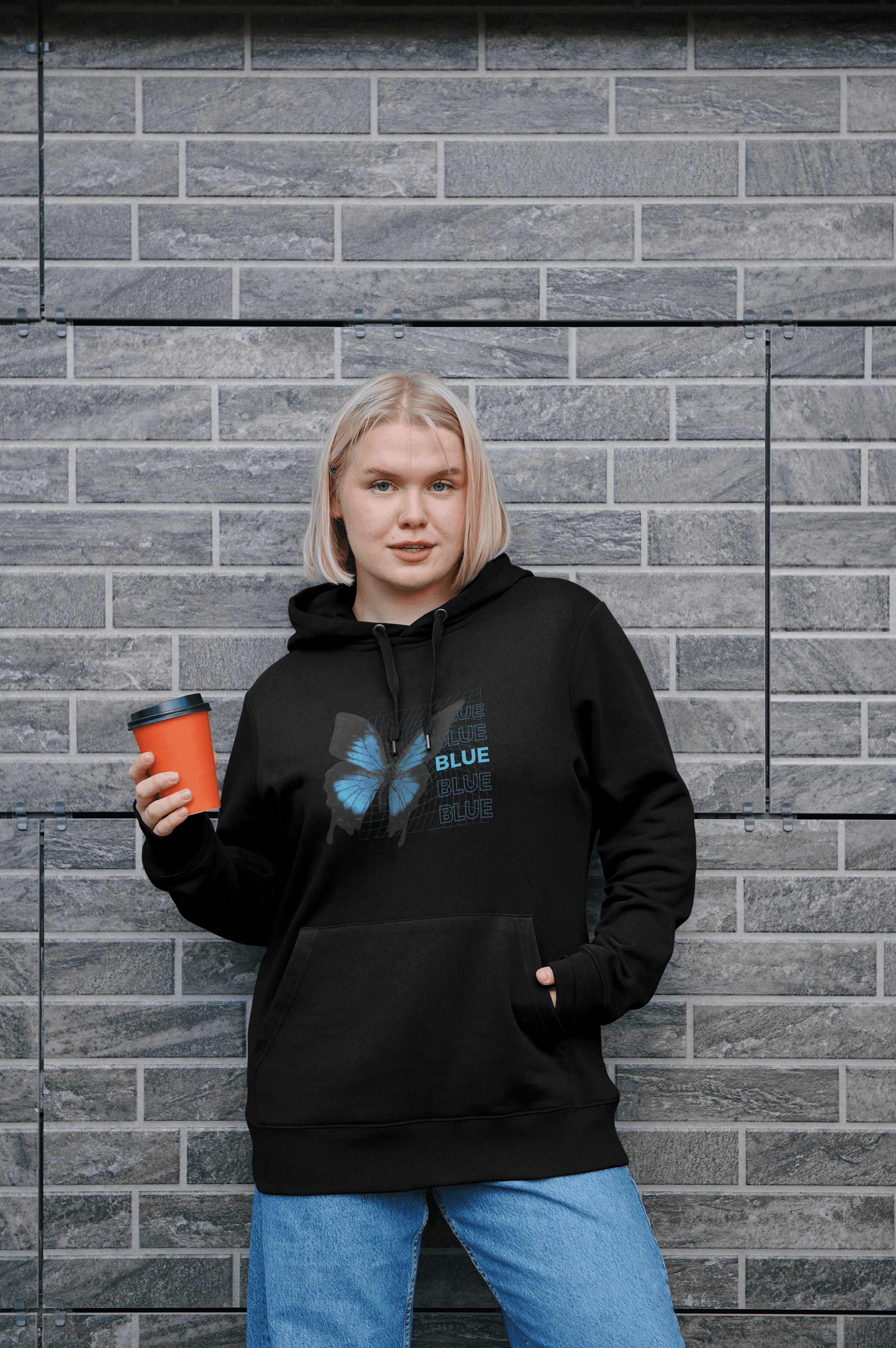 Women Hoodies - Blue