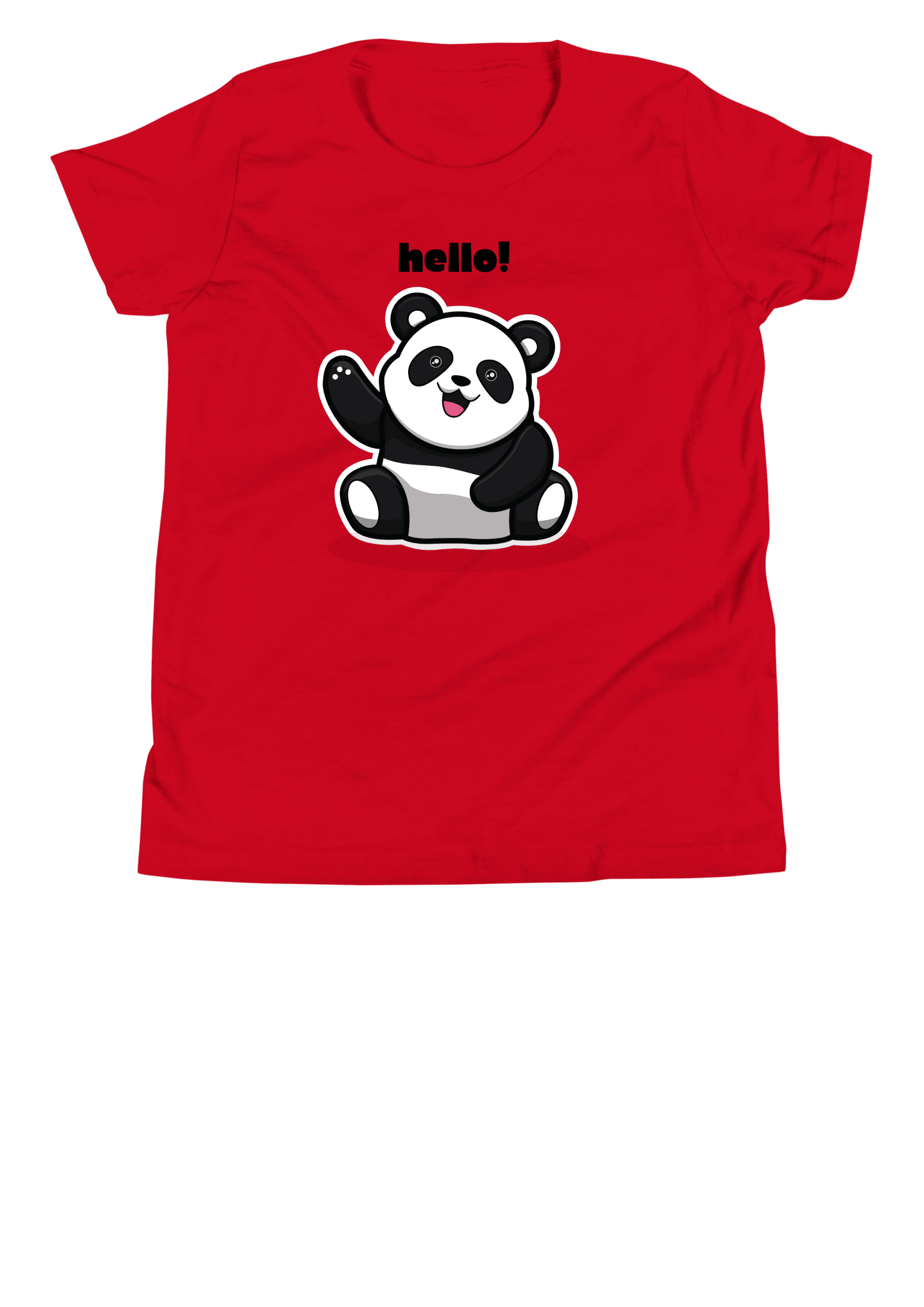 Kids T-Shirts - Hello Panda - Image 3
