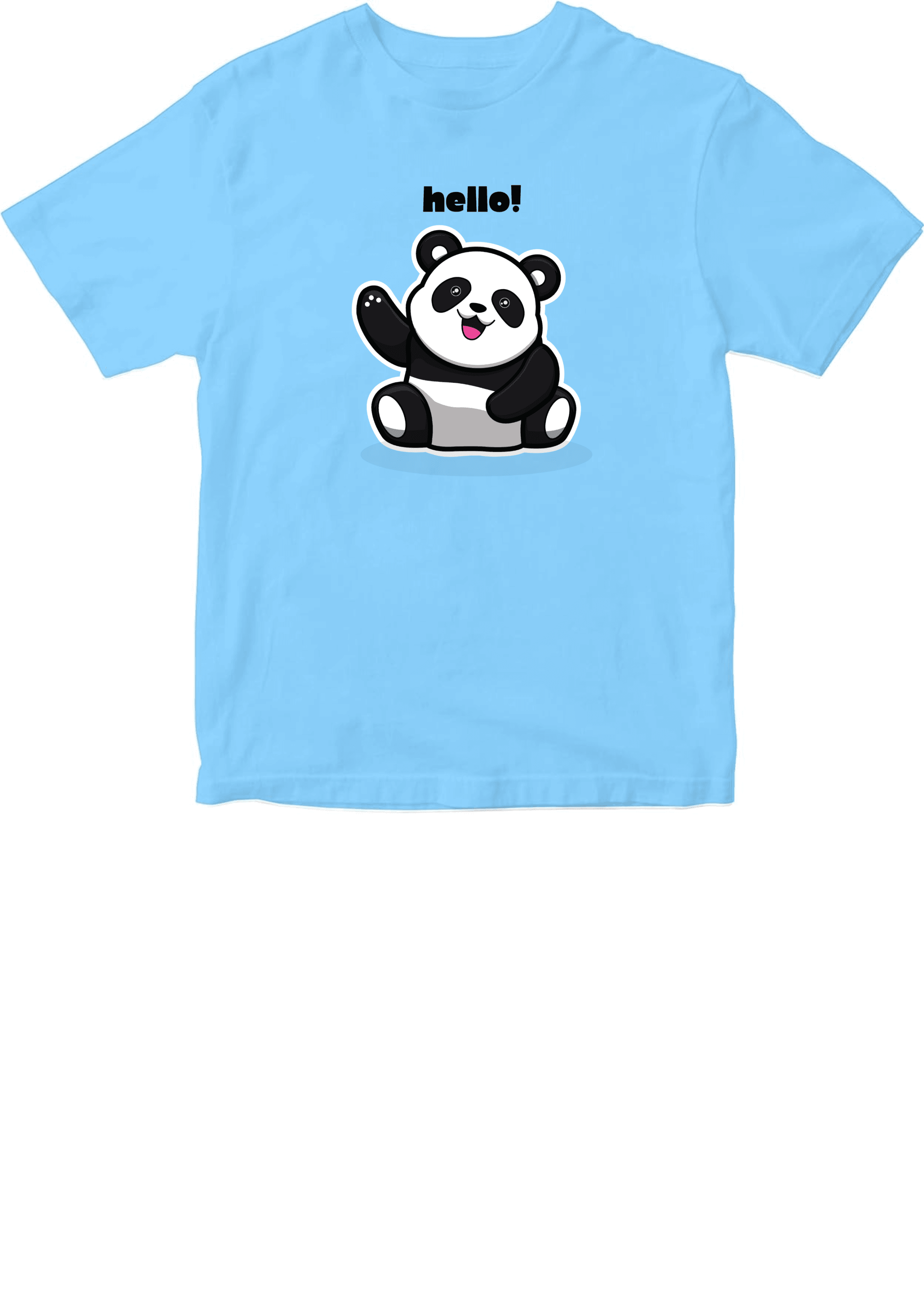 Kids T-Shirts - Hello Panda - Image 2