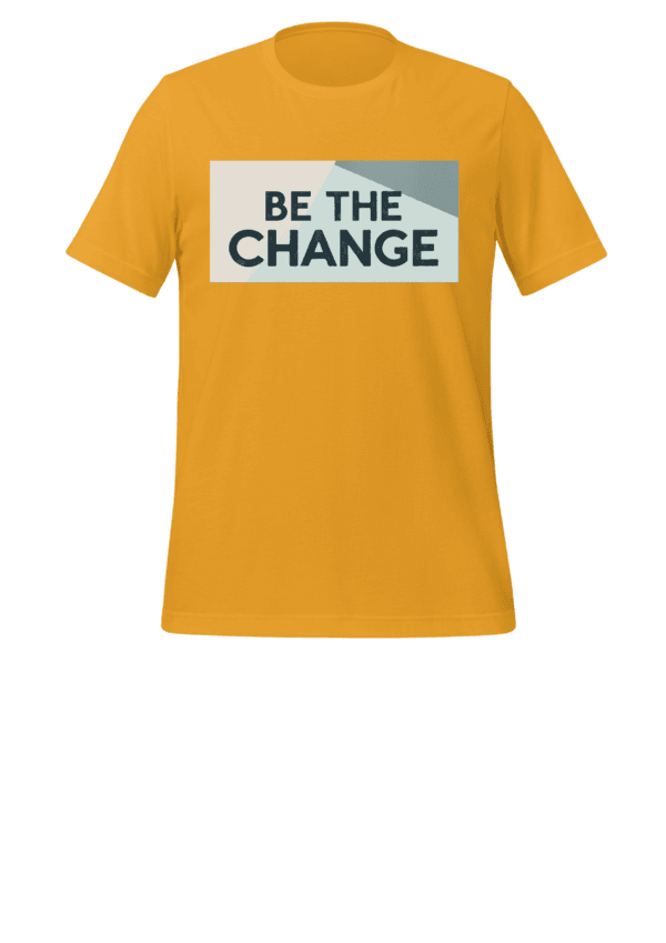 Cotton T-Shirt, Minimalist Inspiration T-Shirt, Geometric Shapes, Soft Gradient, Quote Tee, Motivational Shirt - Image 3