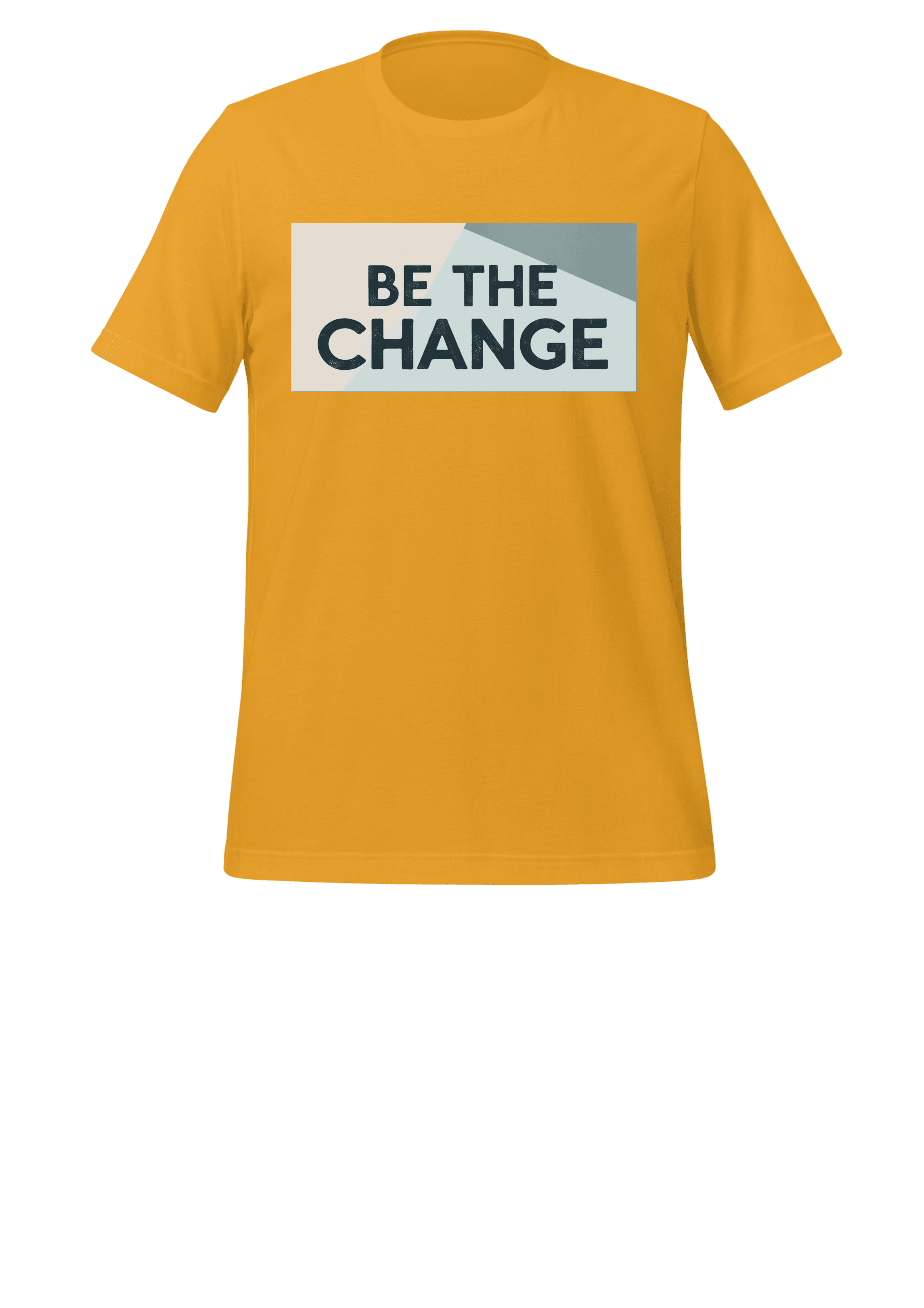 Cotton T-Shirt, Minimalist Inspiration T-Shirt, Geometric Shapes, Soft Gradient, Quote Tee, Motivational Shirt - Image 3